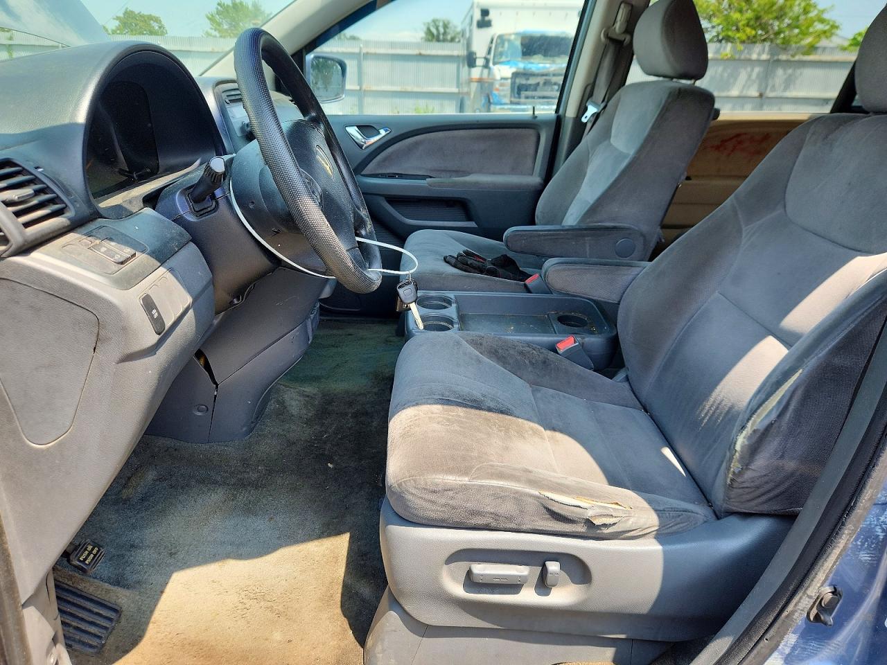 2007 Honda Odyssey Ex Blue vin: 5FNRL38487B032696