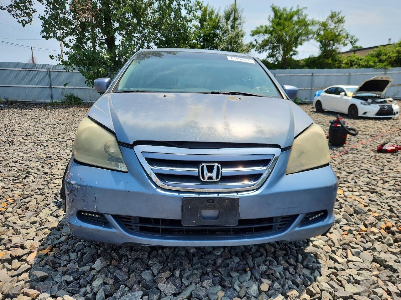 2007 Honda Odyssey Ex Blue vin: 5FNRL38487B032696