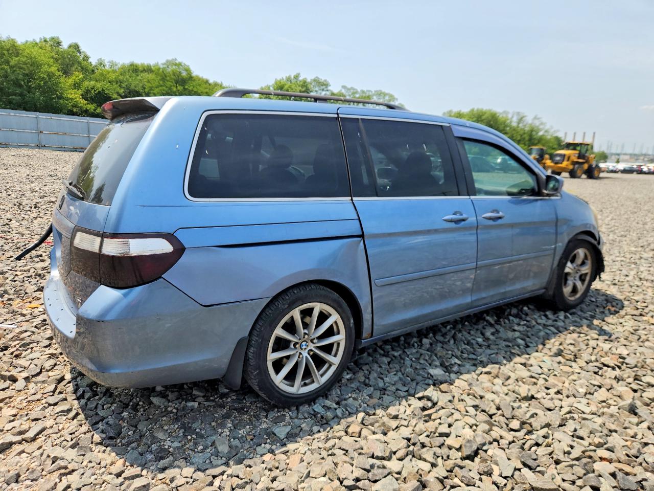 2007 Honda Odyssey Ex Blue vin: 5FNRL38487B032696