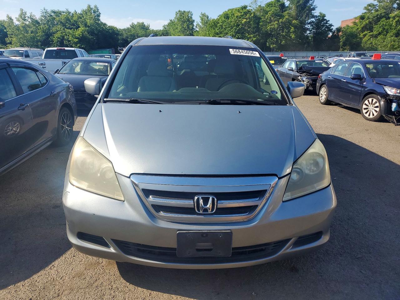 2007 Honda Odyssey Ex Gray vin: 5FNRL38487B037266