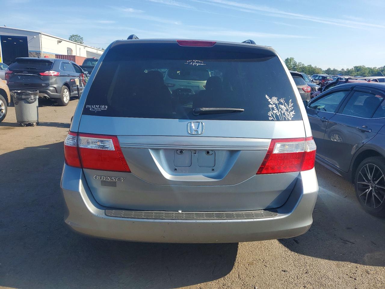 2007 Honda Odyssey Ex Gray vin: 5FNRL38487B037266