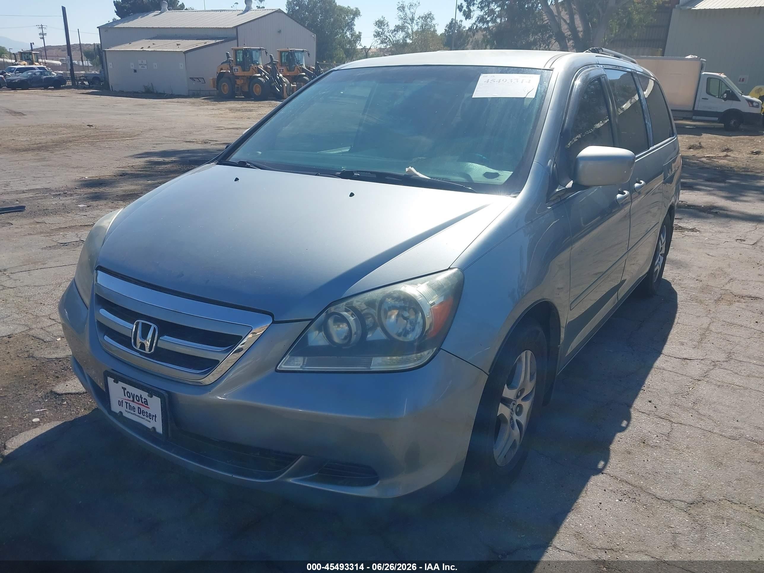 2007 Honda Odyssey Ex Silver vin: 5FNRL38487B039857