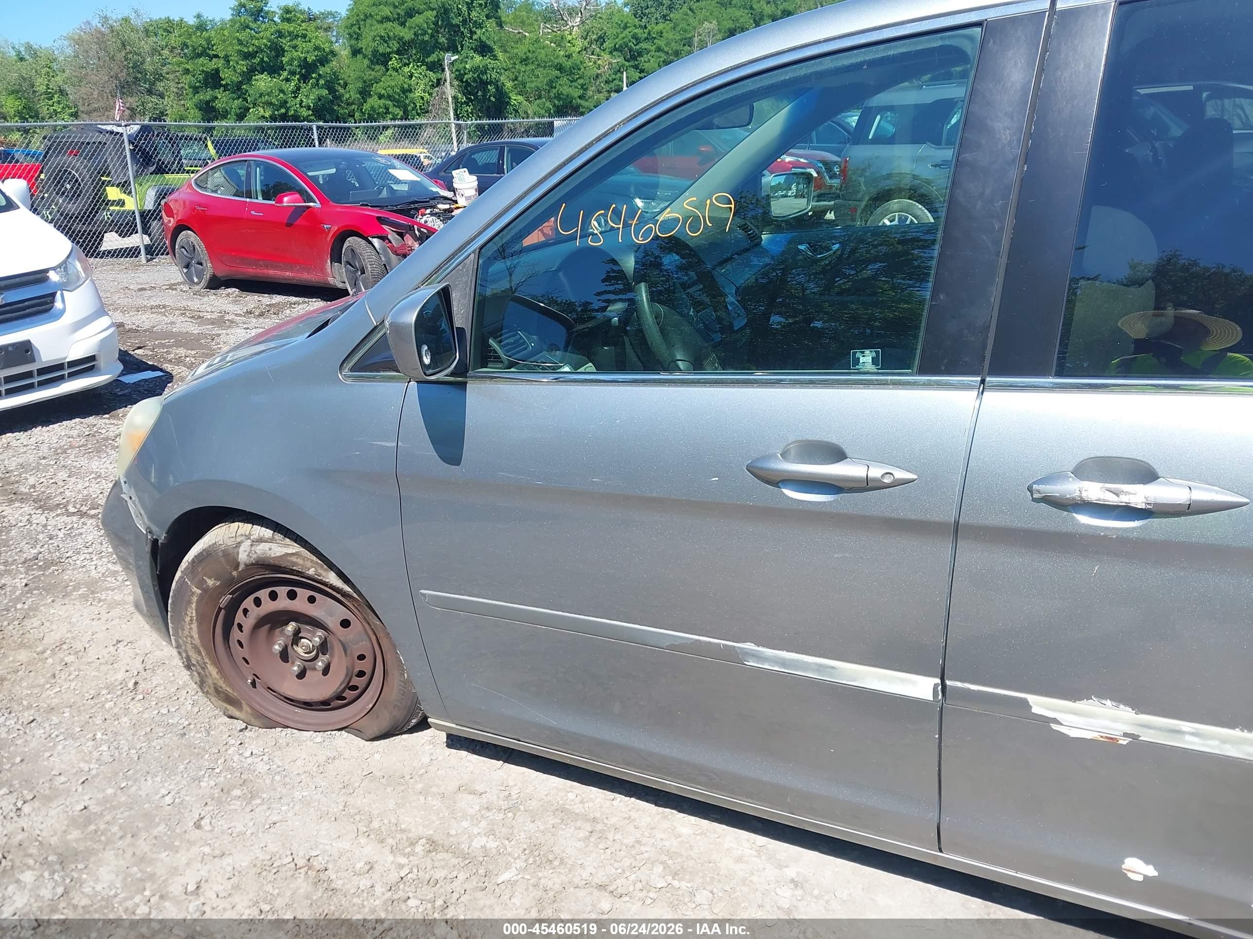 2007 Honda Odyssey Ex Blue vin: 5FNRL38487B044024