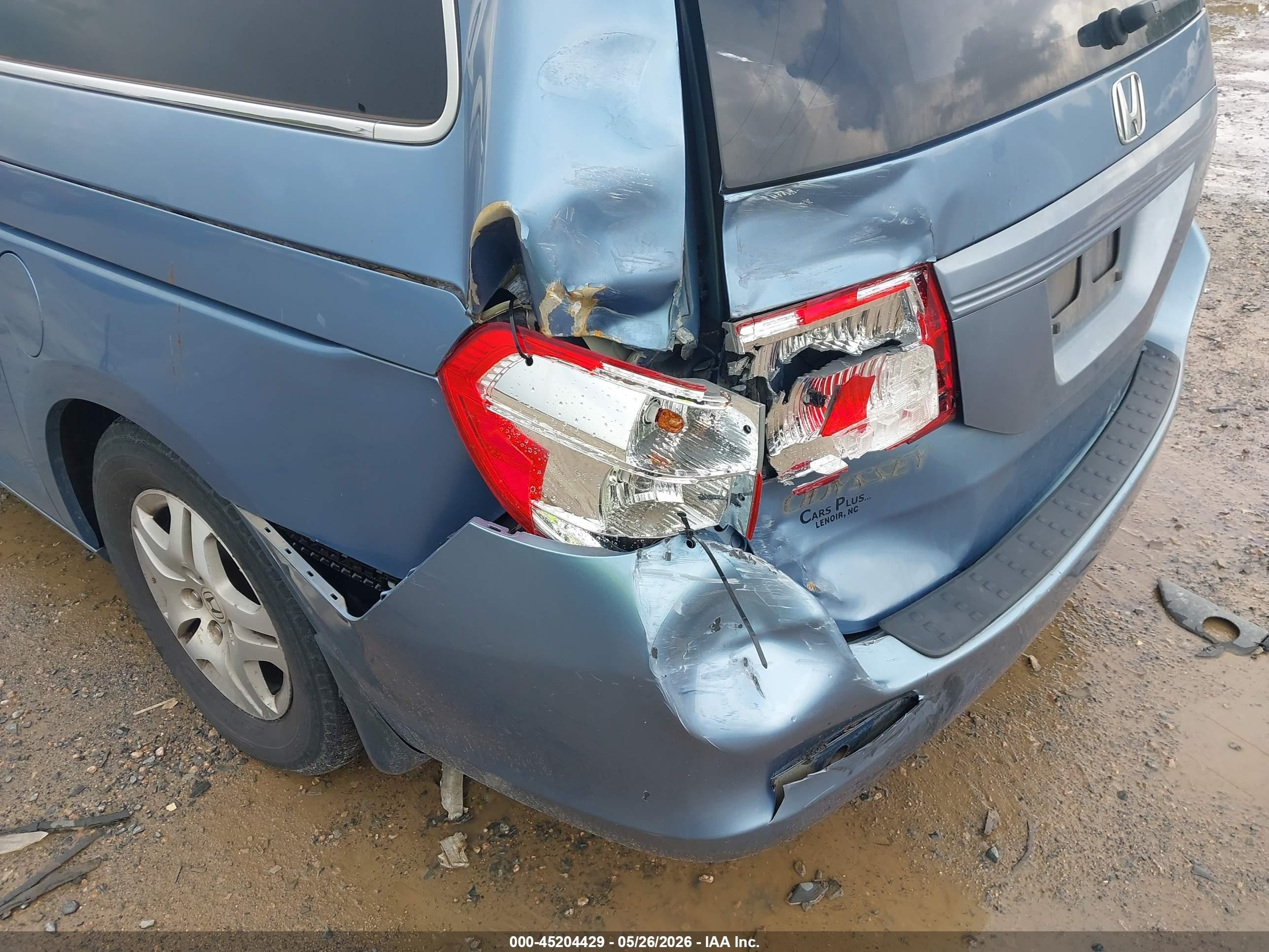 2007 Honda Odyssey Ex Blue vin: 5FNRL38487B048137