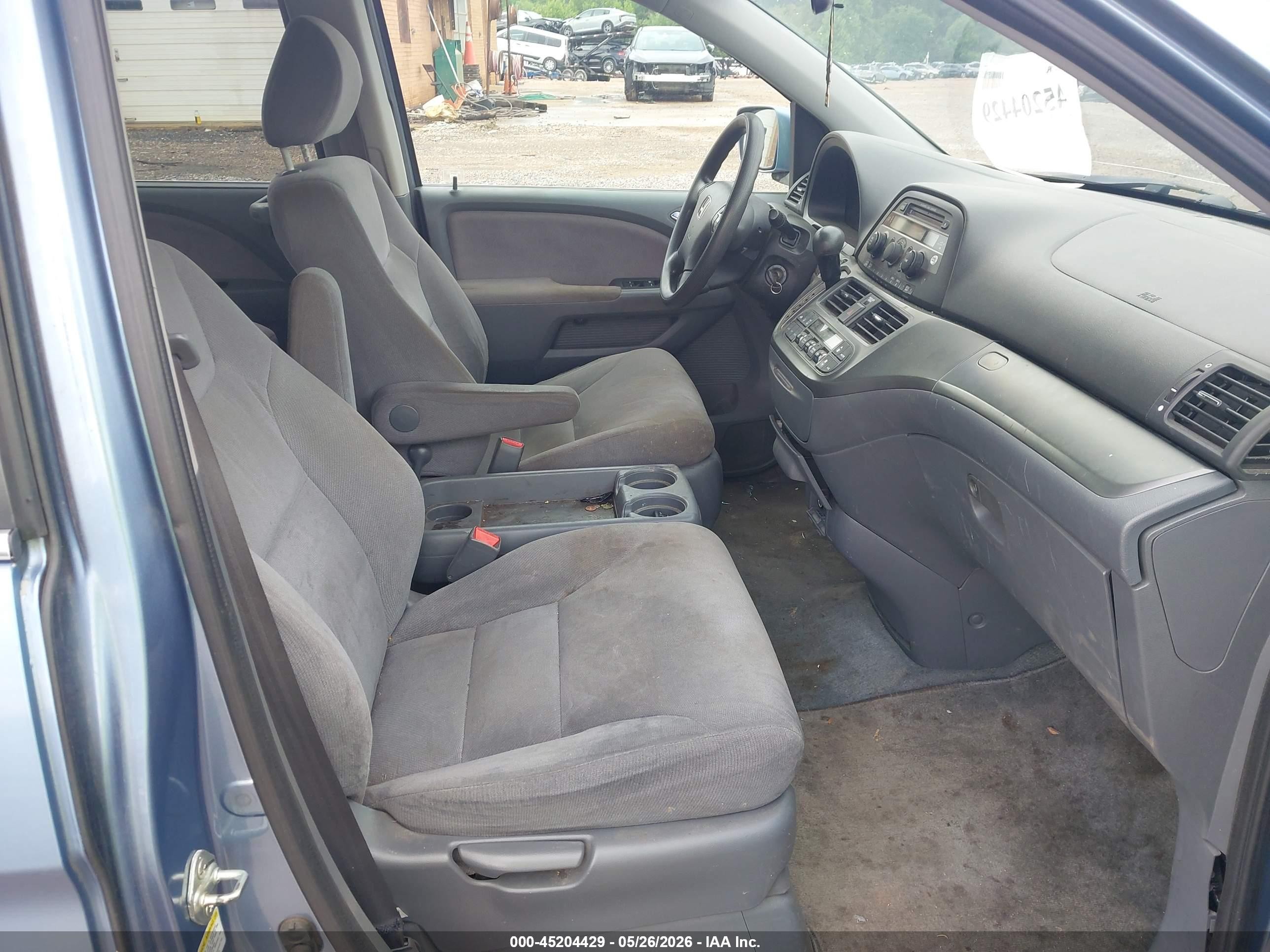 2007 Honda Odyssey Ex Blue vin: 5FNRL38487B048137