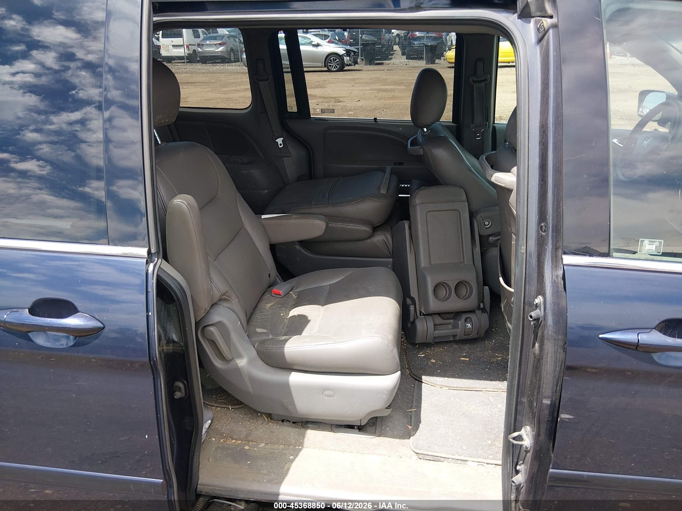 2008 Honda Odyssey Ex Dark Brown vin: 5FNRL38488B054344
