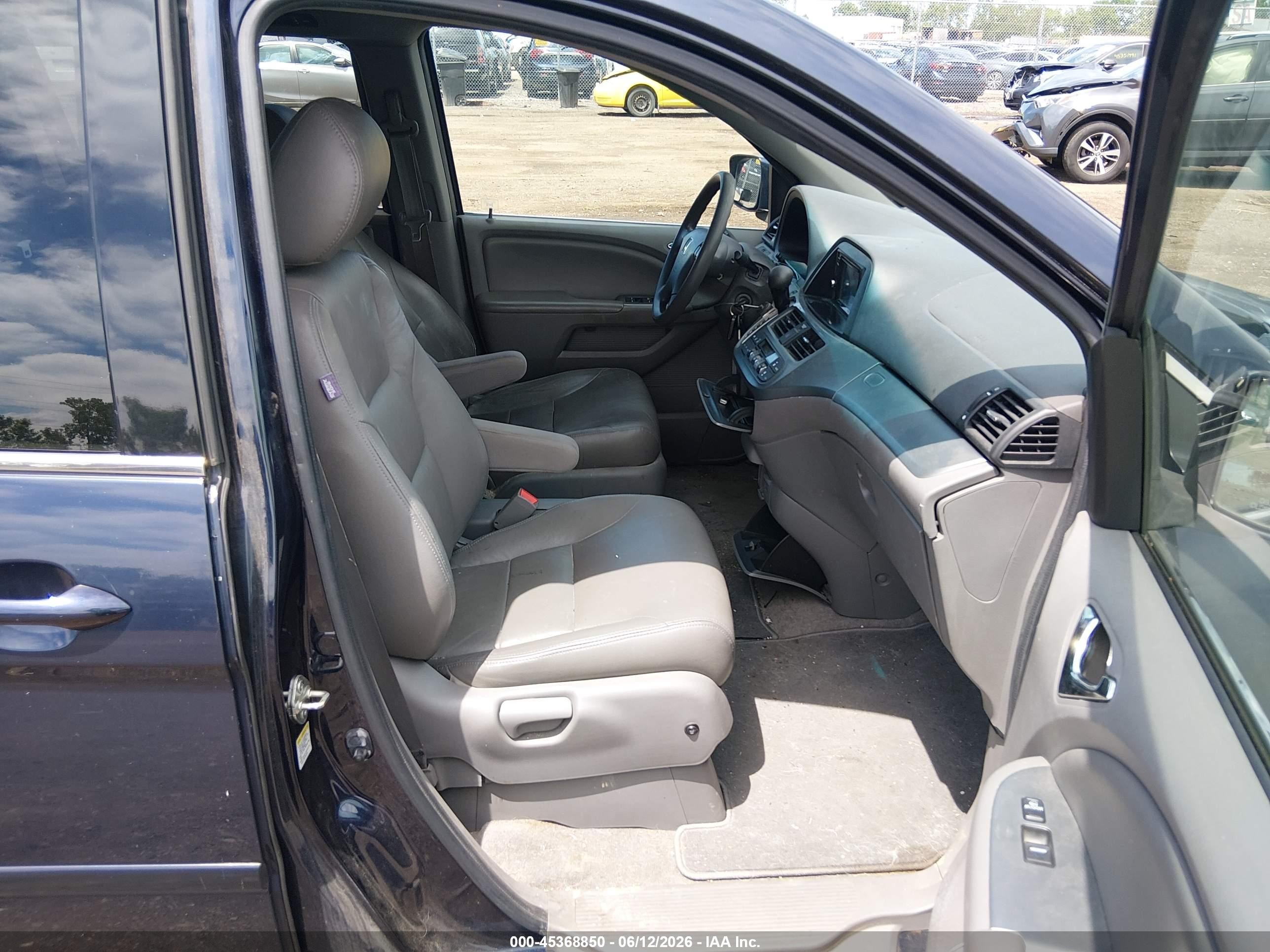 2008 Honda Odyssey Ex Dark Brown vin: 5FNRL38488B054344