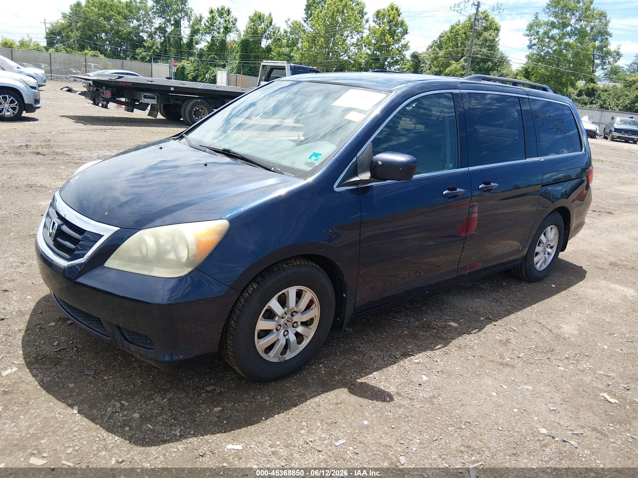 2008 Honda Odyssey Ex Dark Brown vin: 5FNRL38488B054344