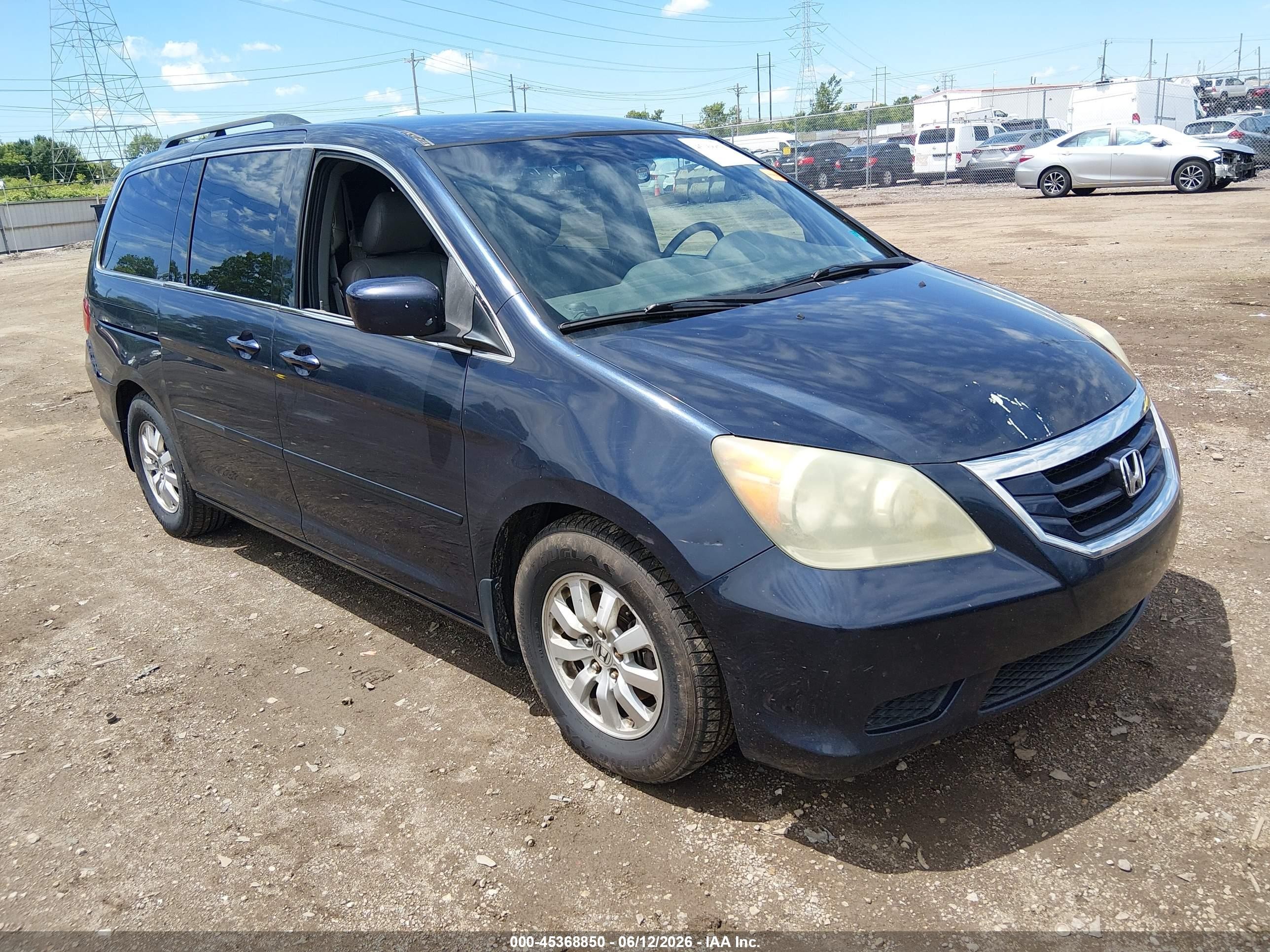 2008 Honda Odyssey Ex Dark Brown vin: 5FNRL38488B054344