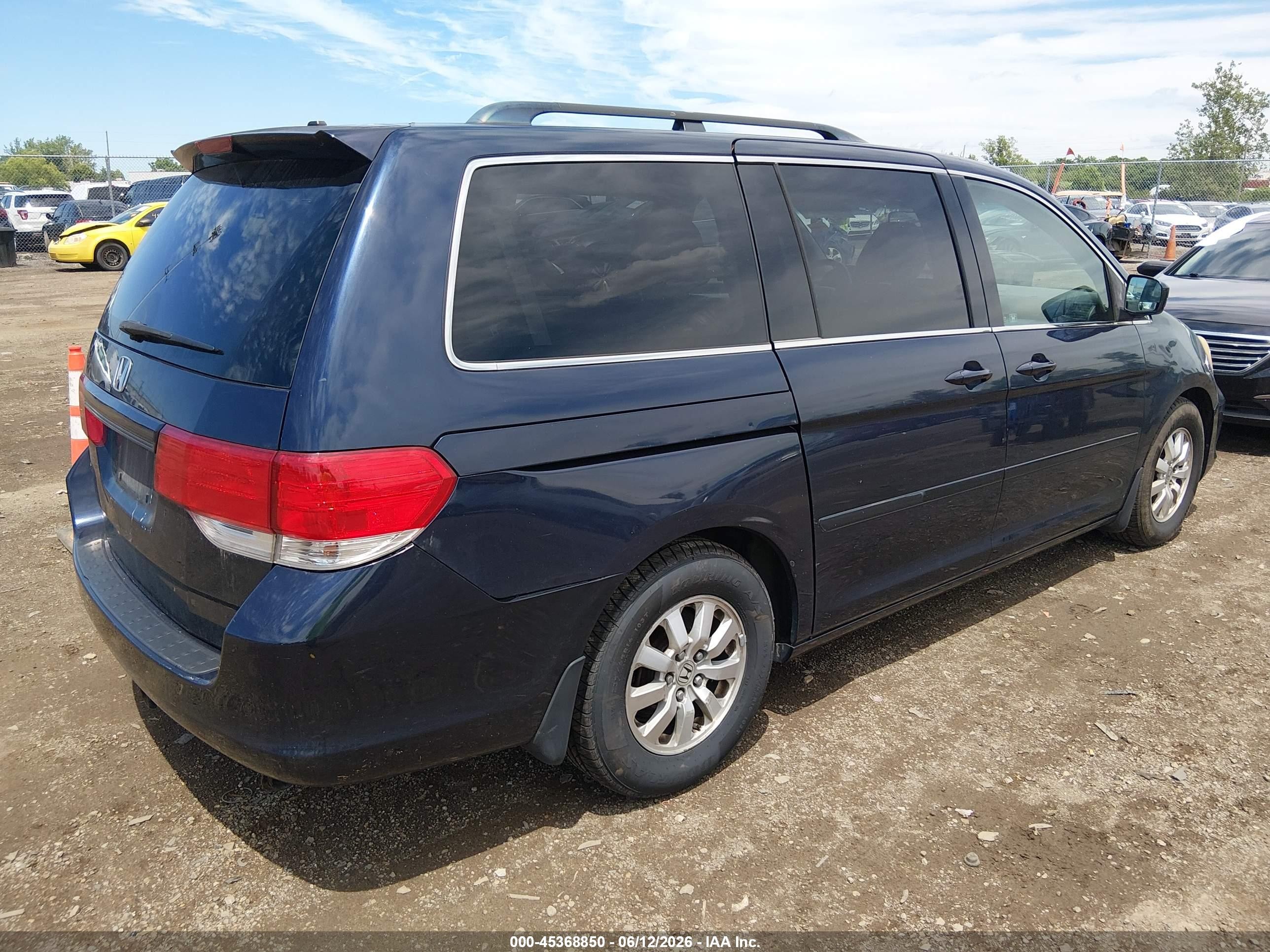 2008 Honda Odyssey Ex Dark Brown vin: 5FNRL38488B054344