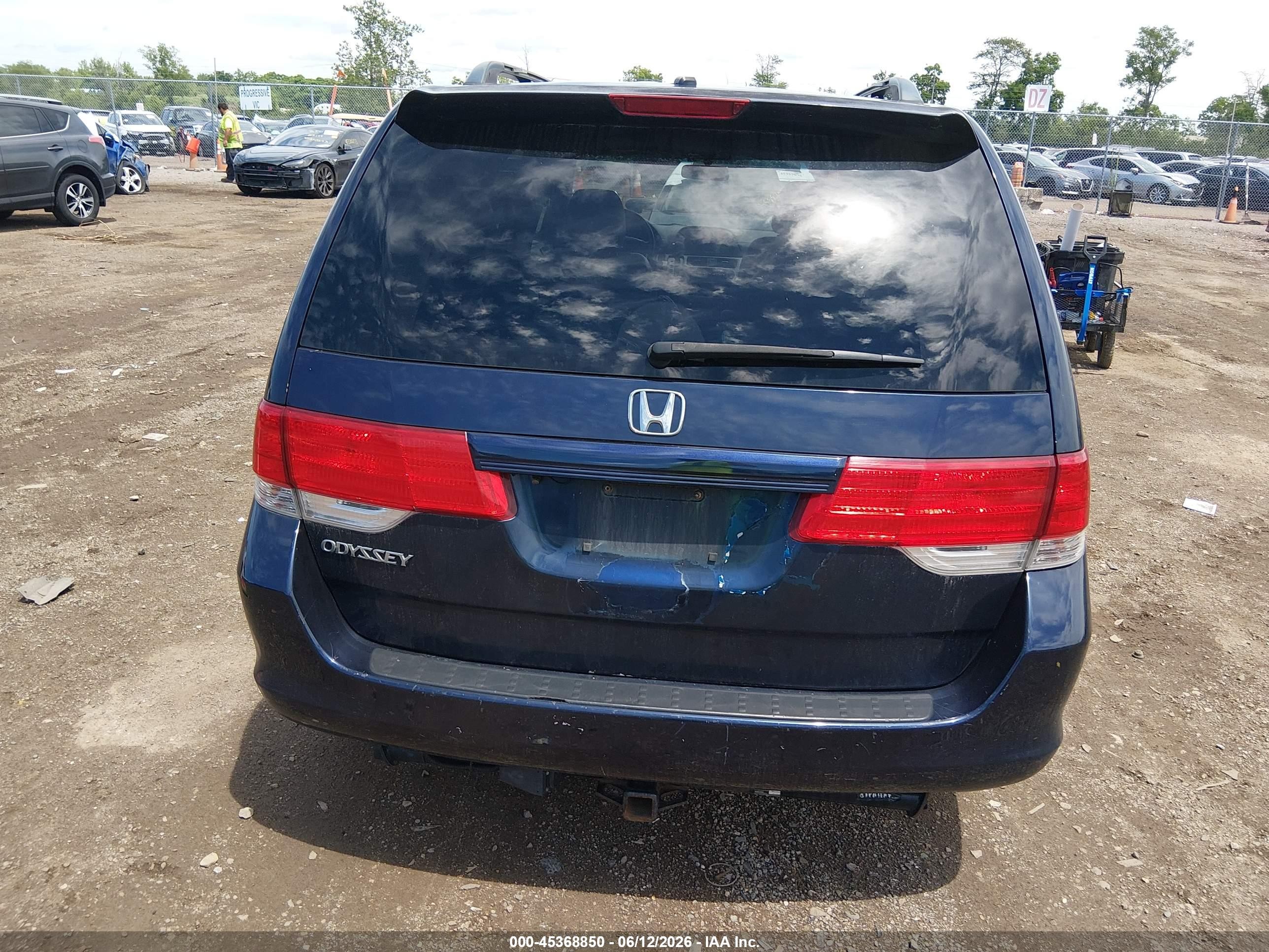 2008 Honda Odyssey Ex Dark Brown vin: 5FNRL38488B054344