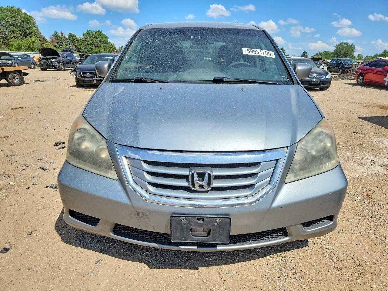 2008 Honda Odyssey Ex Silver vin: 5FNRL38488B101842