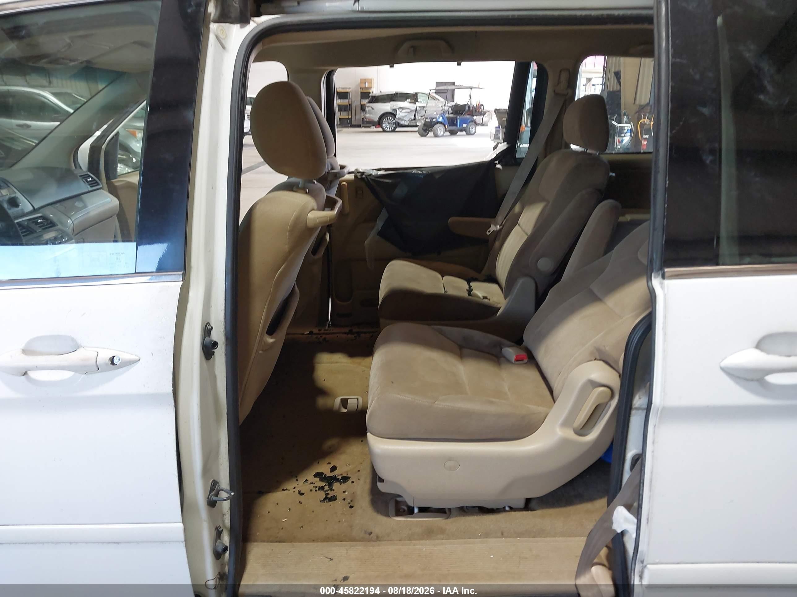 2008 Honda Odyssey Ex Белый vin: 5FNRL38488B108726
