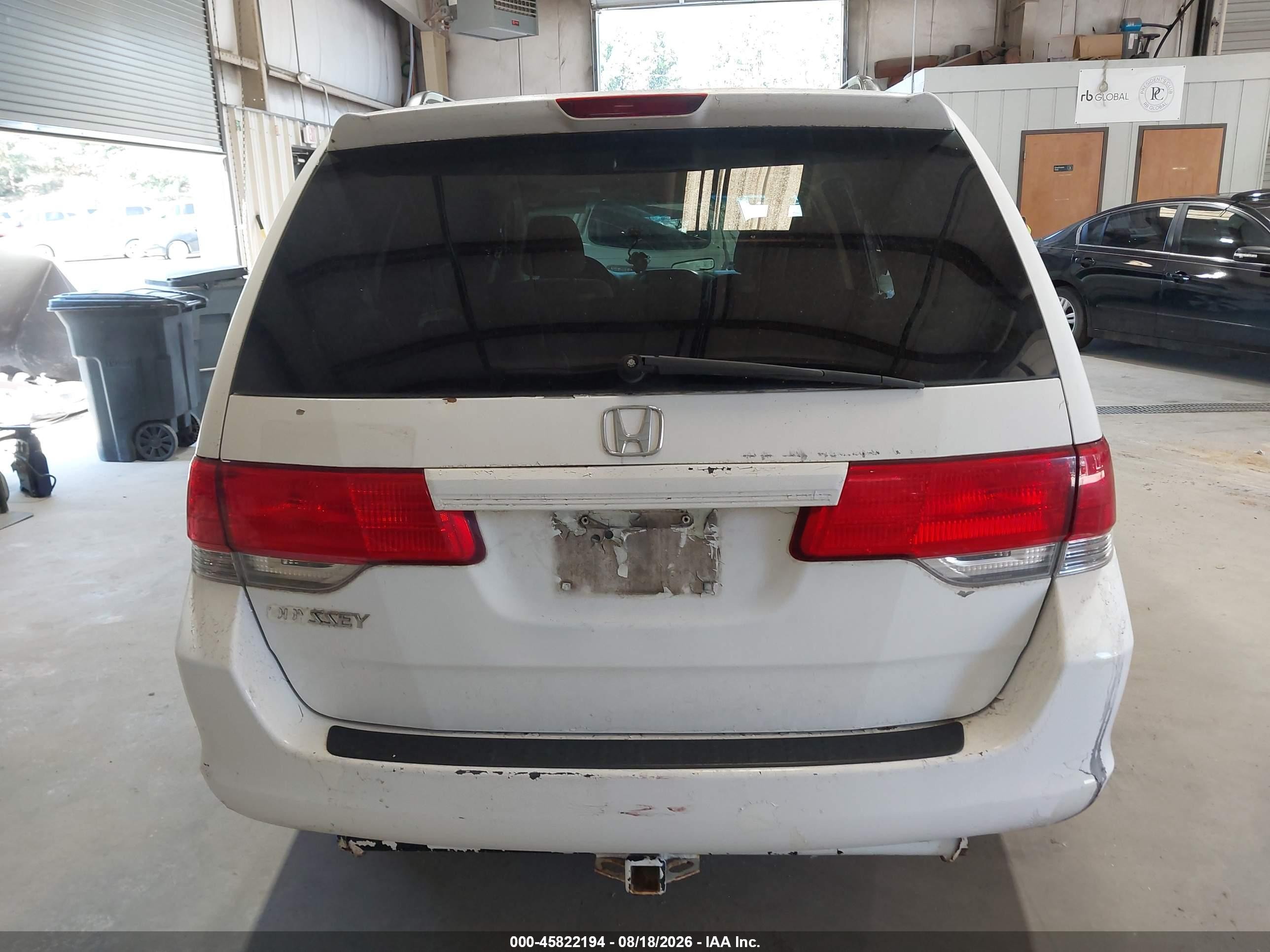 2008 Honda Odyssey Ex Белый vin: 5FNRL38488B108726