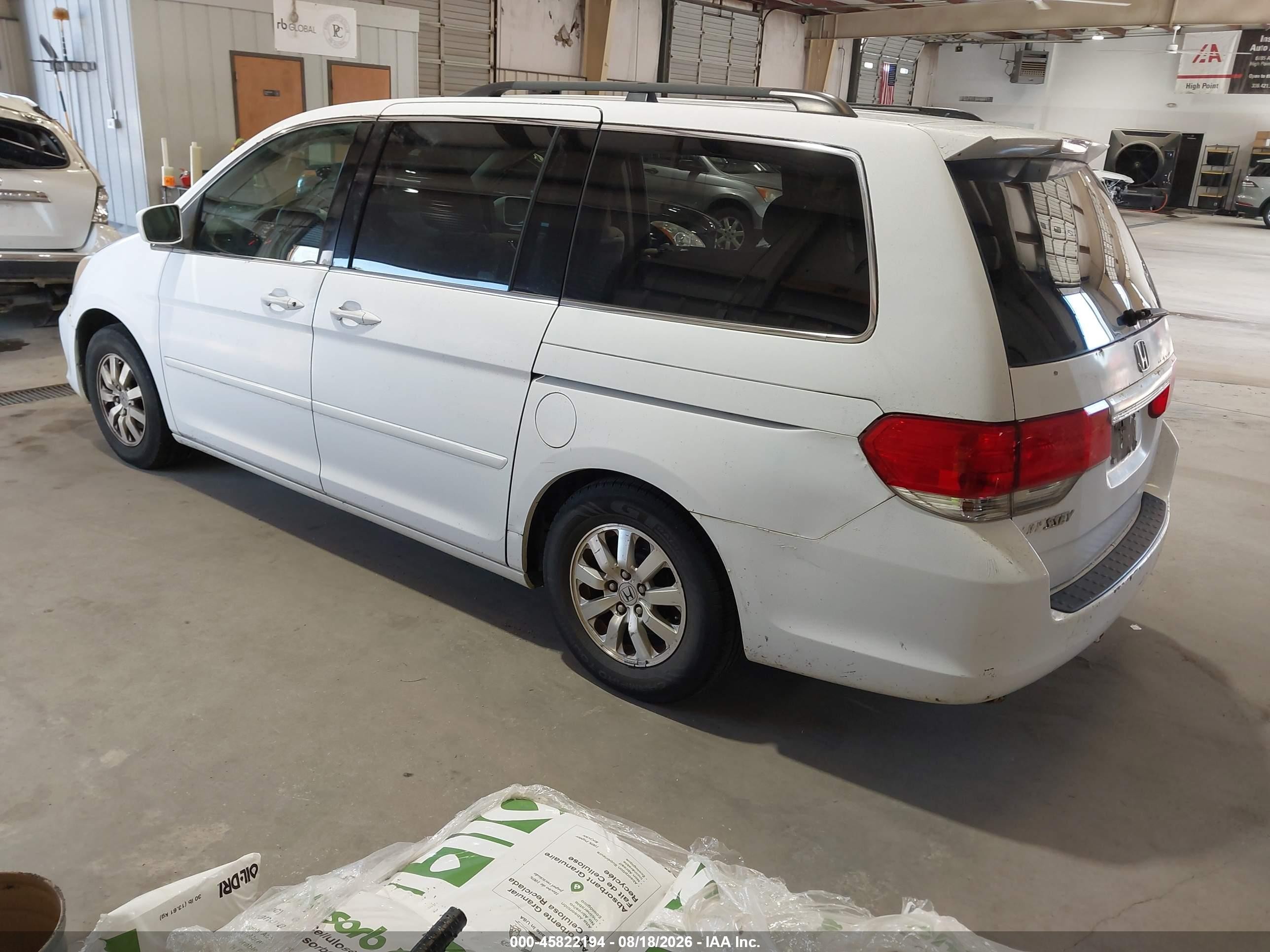 2008 Honda Odyssey Ex Белый vin: 5FNRL38488B108726