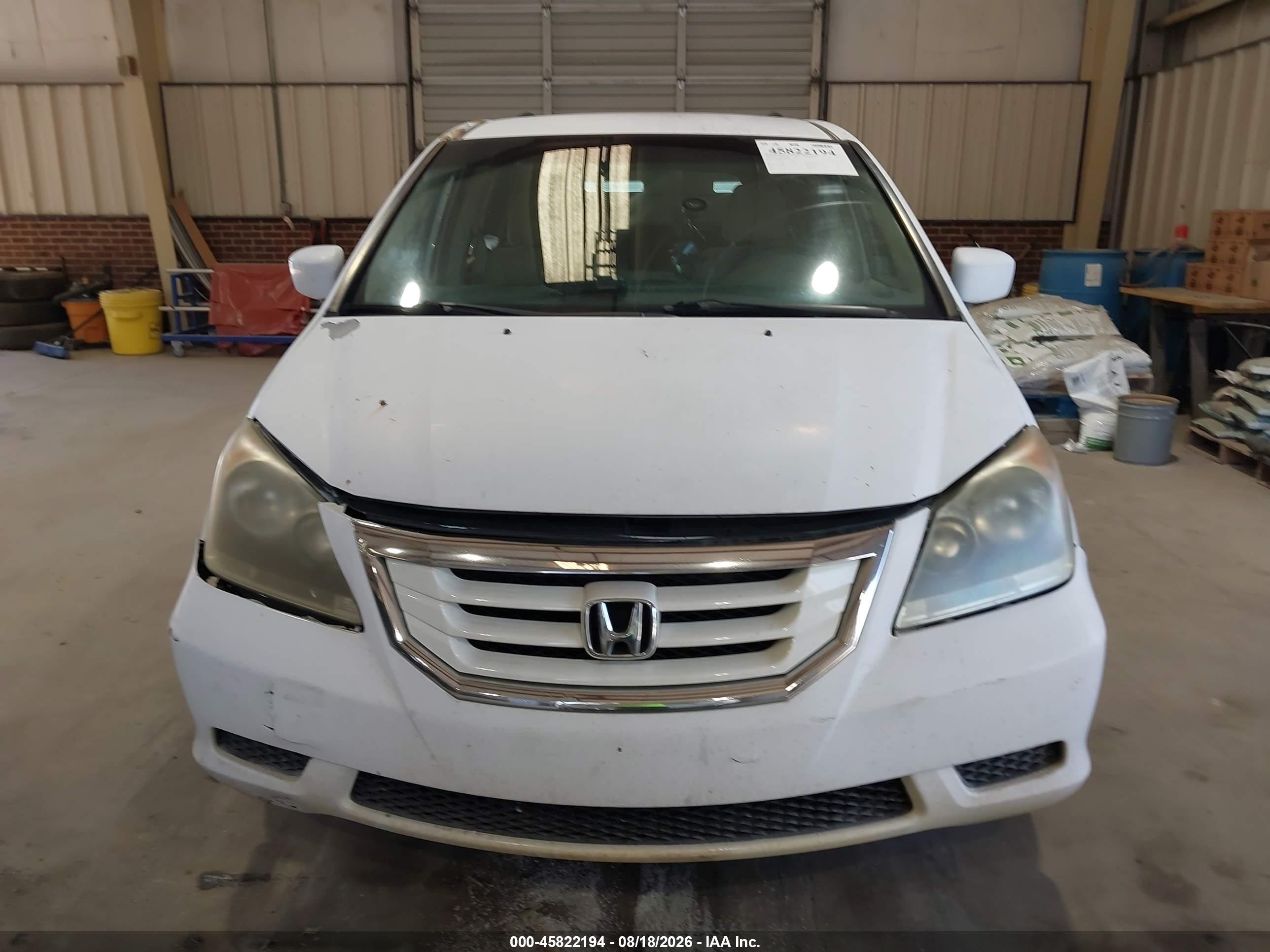 2008 Honda Odyssey Ex Белый vin: 5FNRL38488B108726