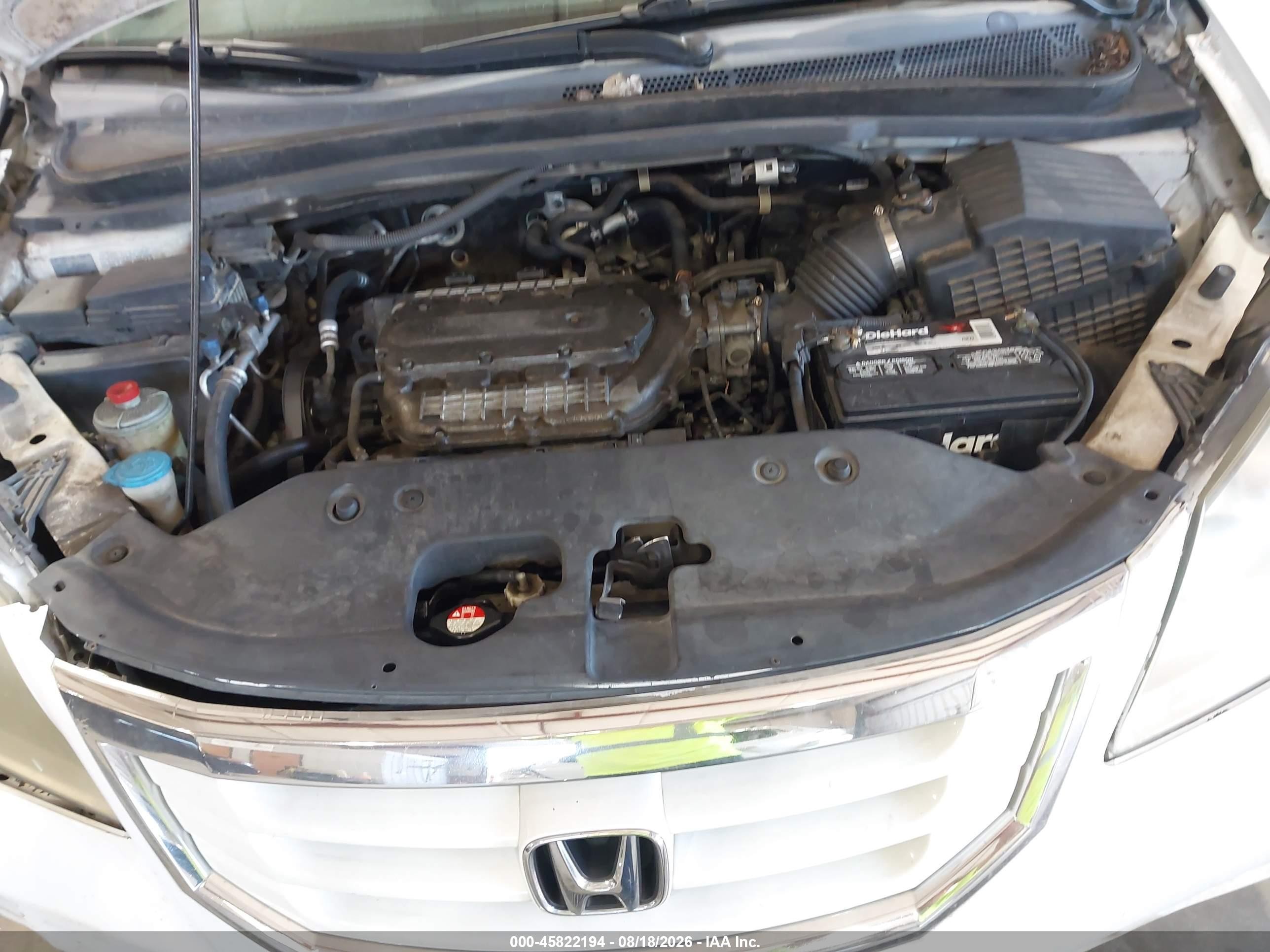 2008 Honda Odyssey Ex Белый vin: 5FNRL38488B108726