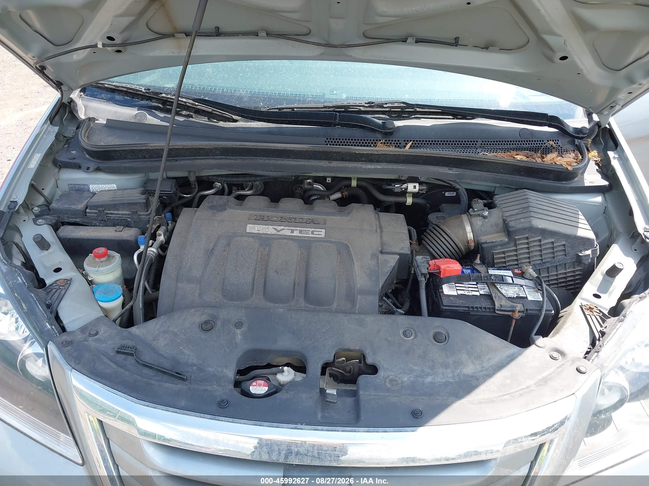 2008 Honda Odyssey Ex Silver vin: 5FNRL38488B110895