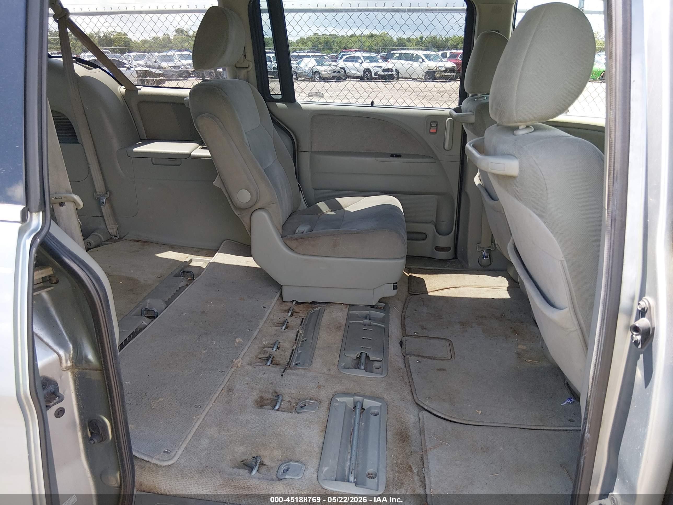2009 Honda Odyssey Ex Silver vin: 5FNRL38489B019031