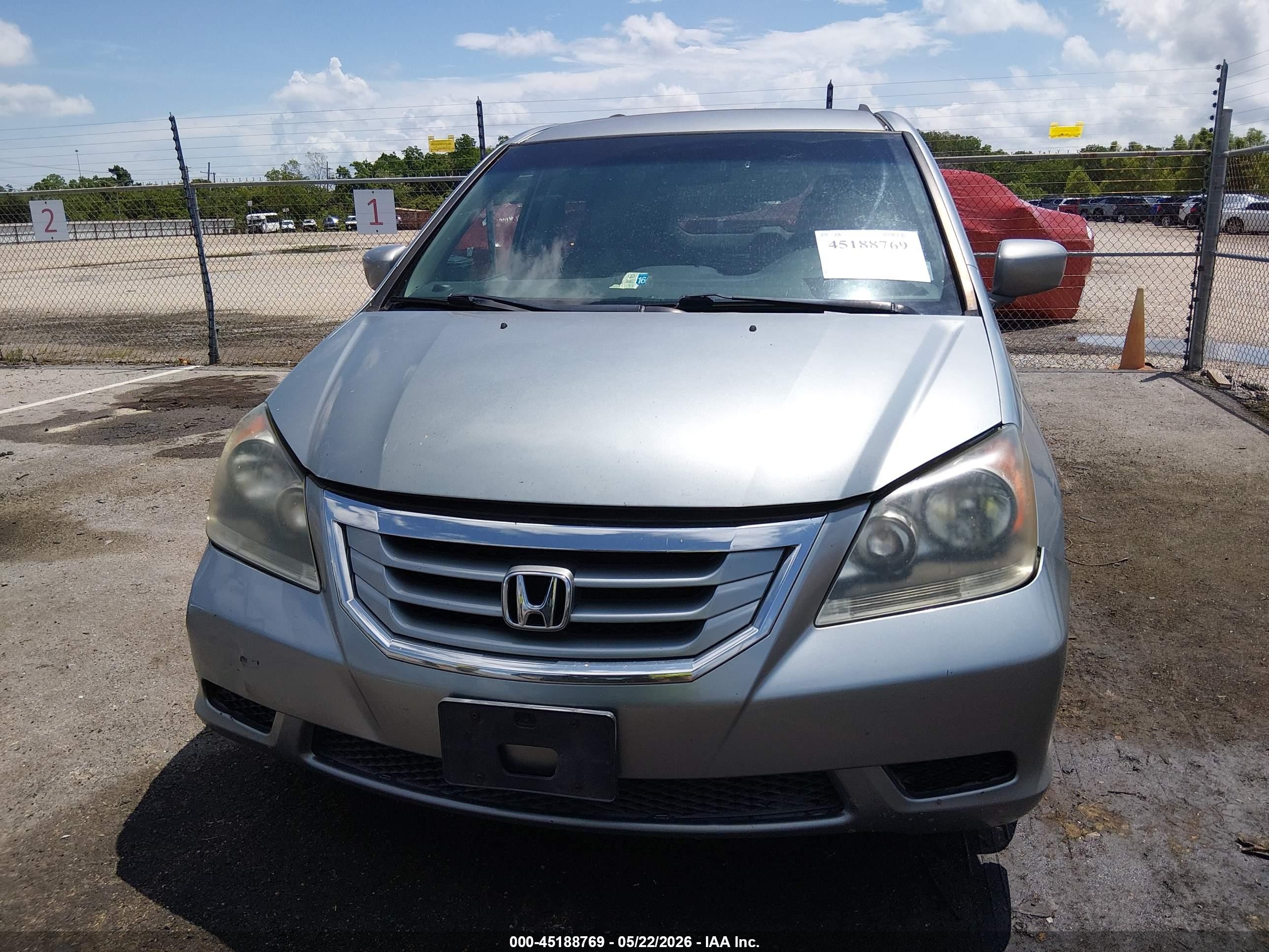 2009 Honda Odyssey Ex Silver vin: 5FNRL38489B019031