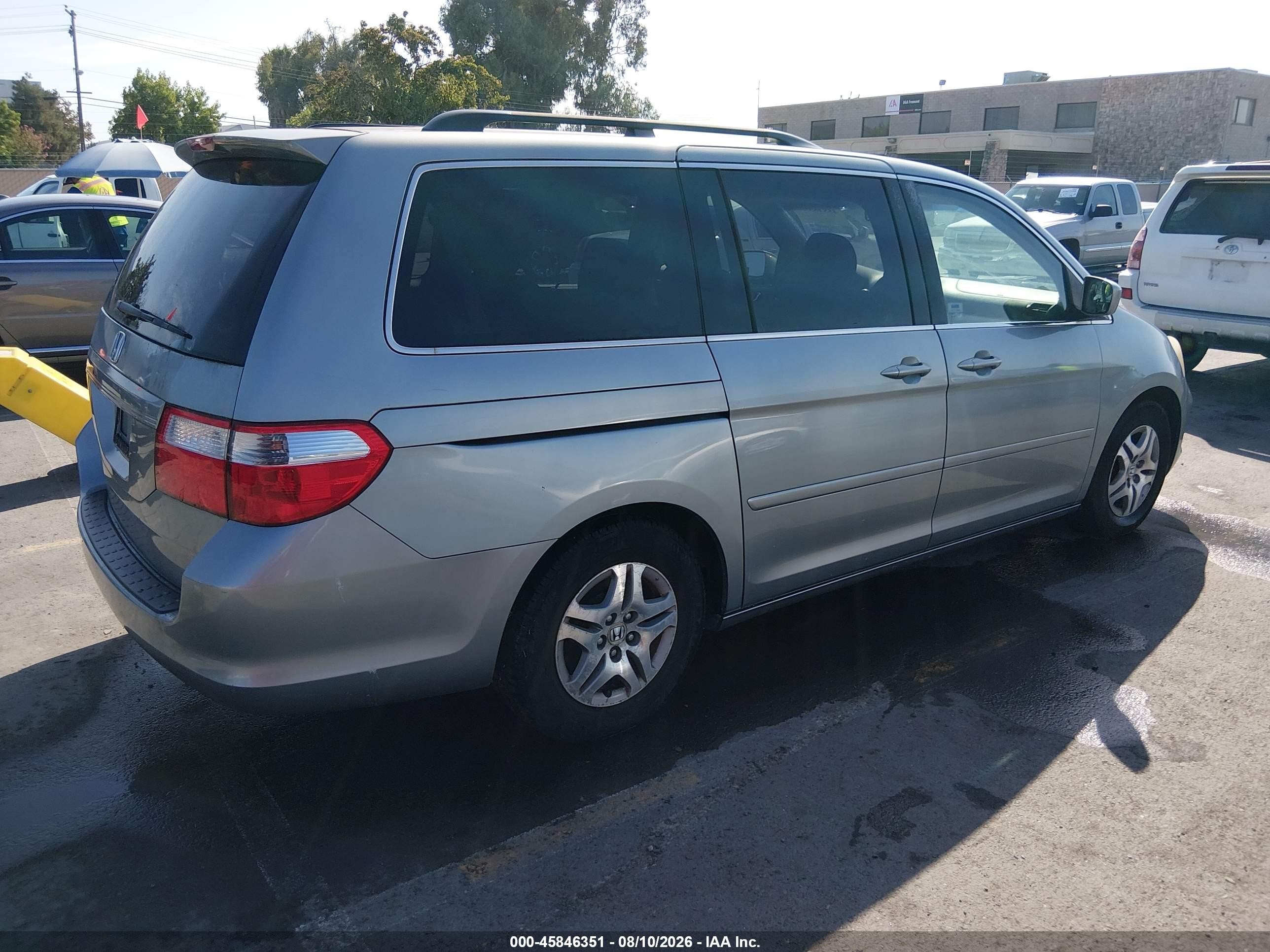2006 Honda Odyssey Ex Blue vin: 5FNRL38496B004520