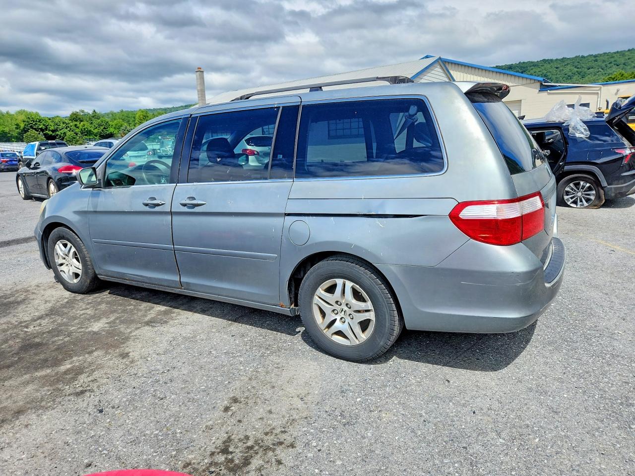 2006 Honda Odyssey Ex Silver vin: 5FNRL38496B048730