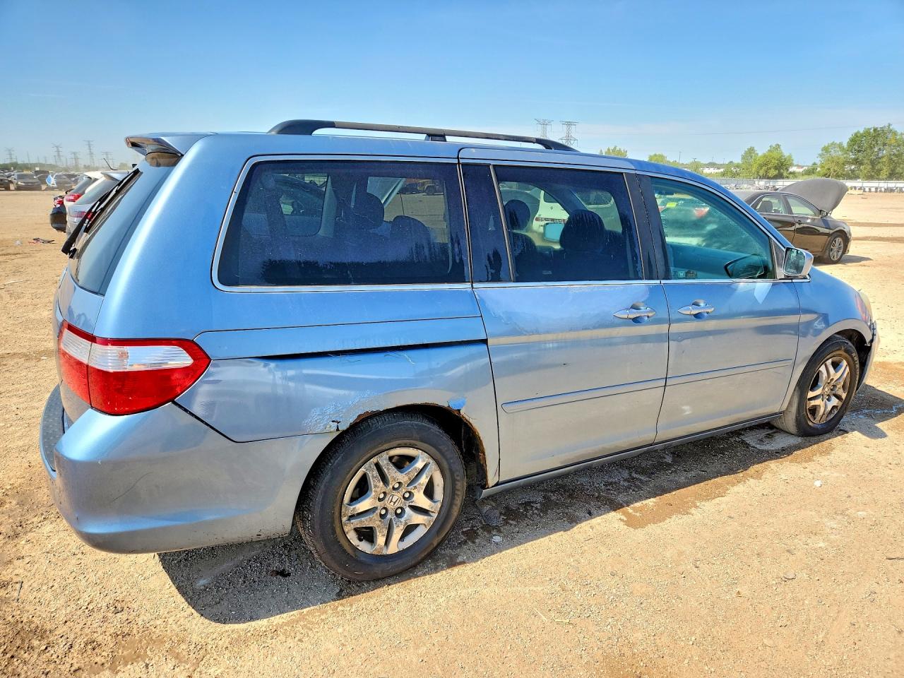 2006 Honda Odyssey Ex Blue vin: 5FNRL38496B101491