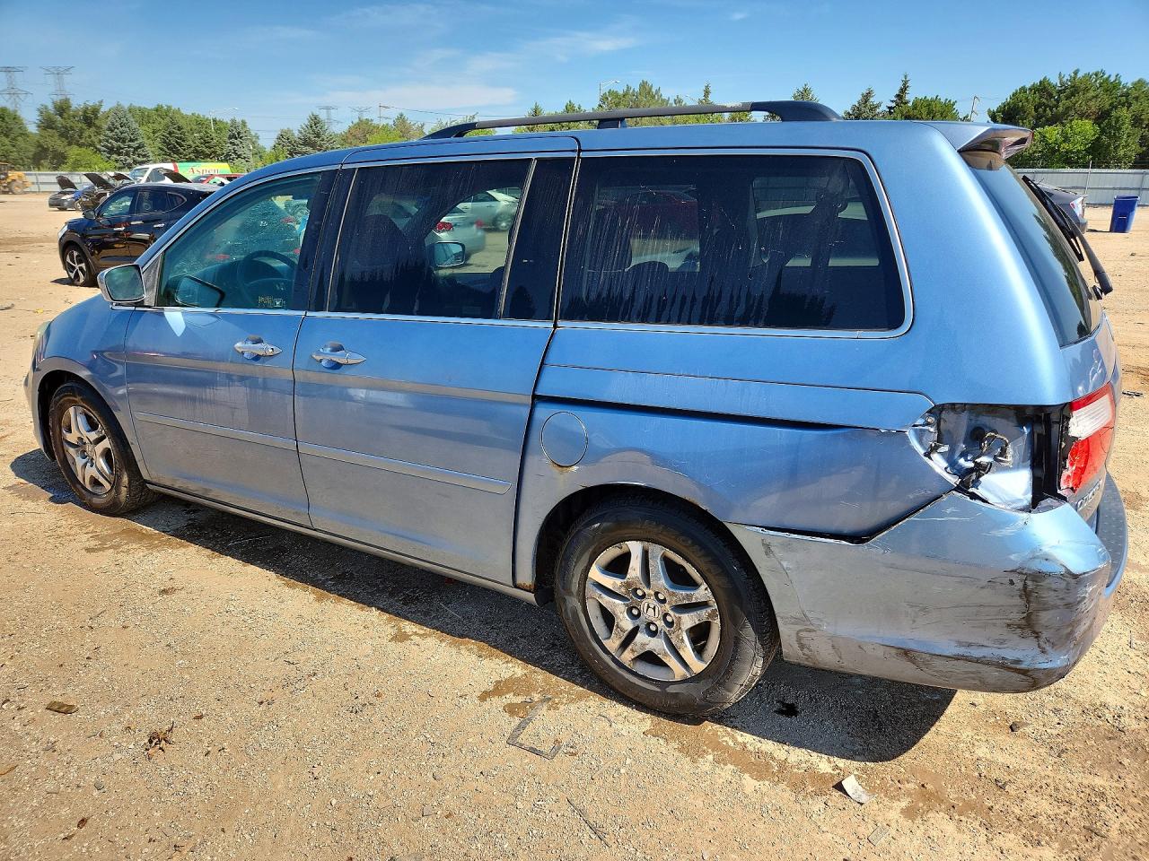 2006 Honda Odyssey Ex Blue vin: 5FNRL38496B101491