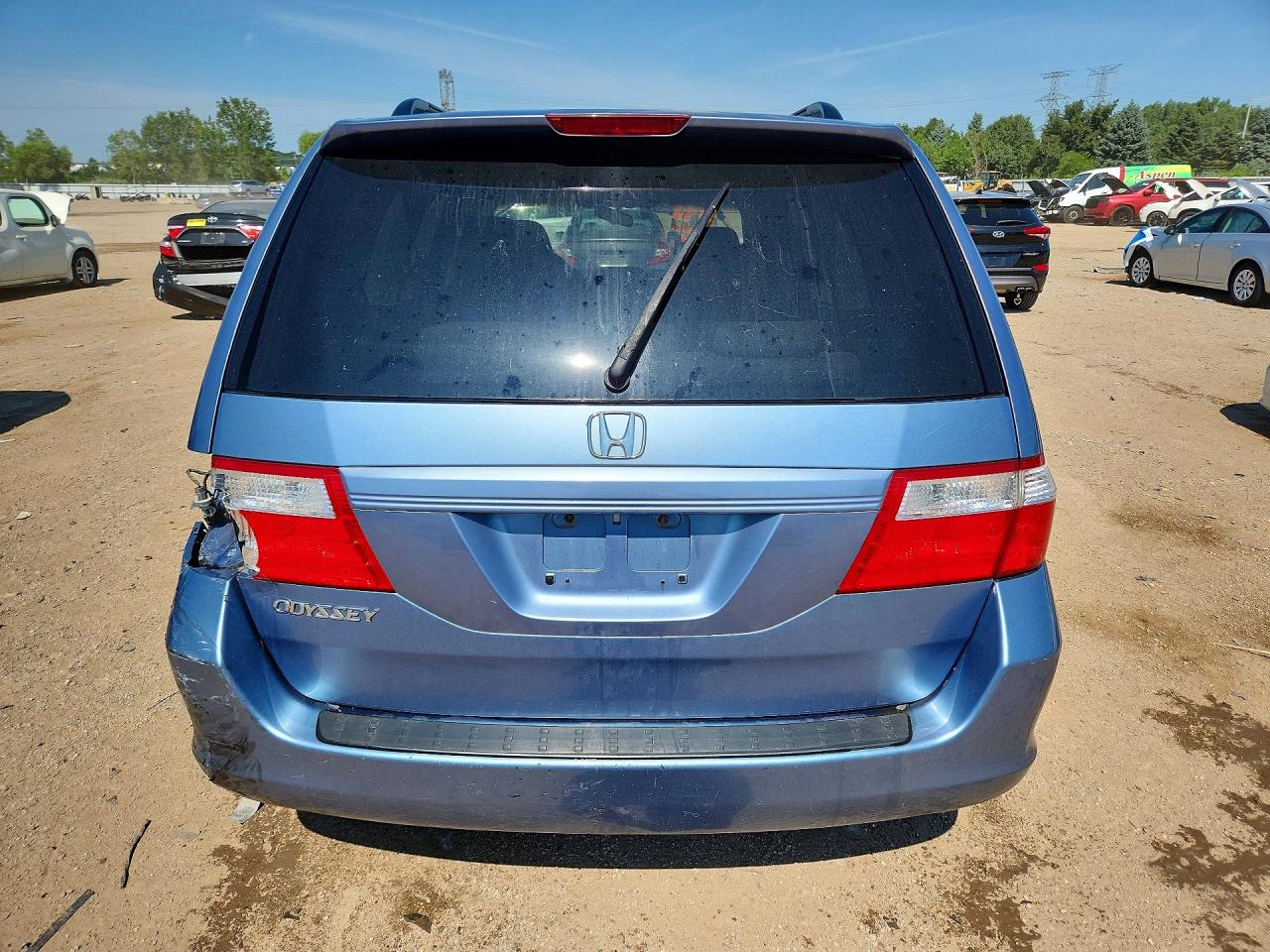 2006 Honda Odyssey Ex Blue vin: 5FNRL38496B101491