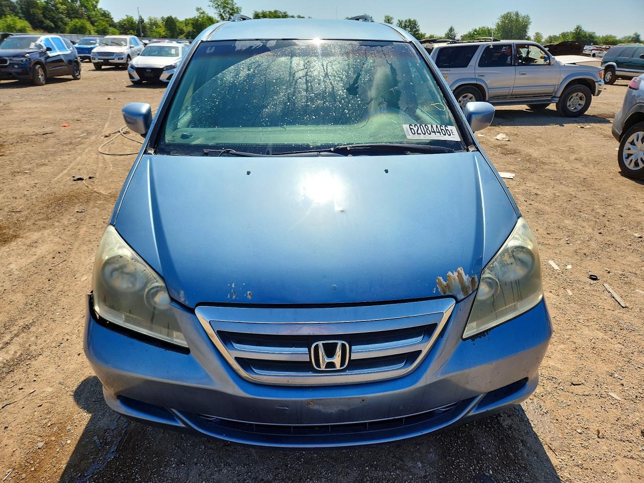 2006 Honda Odyssey Ex Blue vin: 5FNRL38496B101491