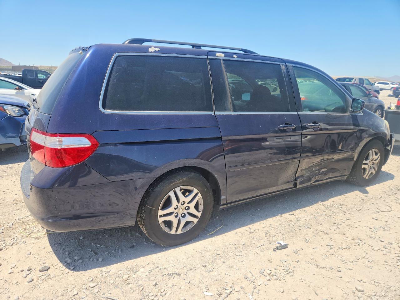 2006 Honda Odyssey Ex Blue vin: 5FNRL38496B116895