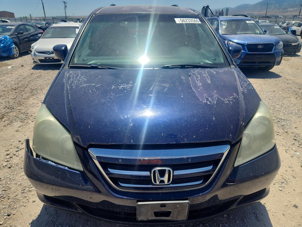 2006 Honda Odyssey Ex Blue vin: 5FNRL38496B116895