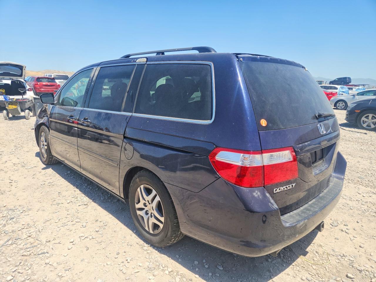 2006 Honda Odyssey Ex Blue vin: 5FNRL38496B116895
