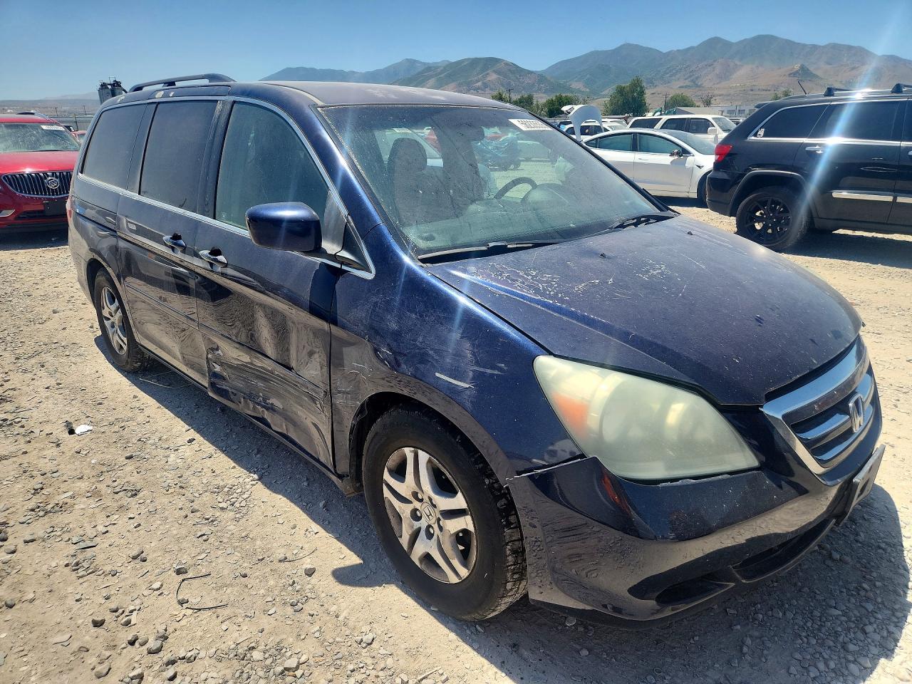 2006 Honda Odyssey Ex Blue vin: 5FNRL38496B116895