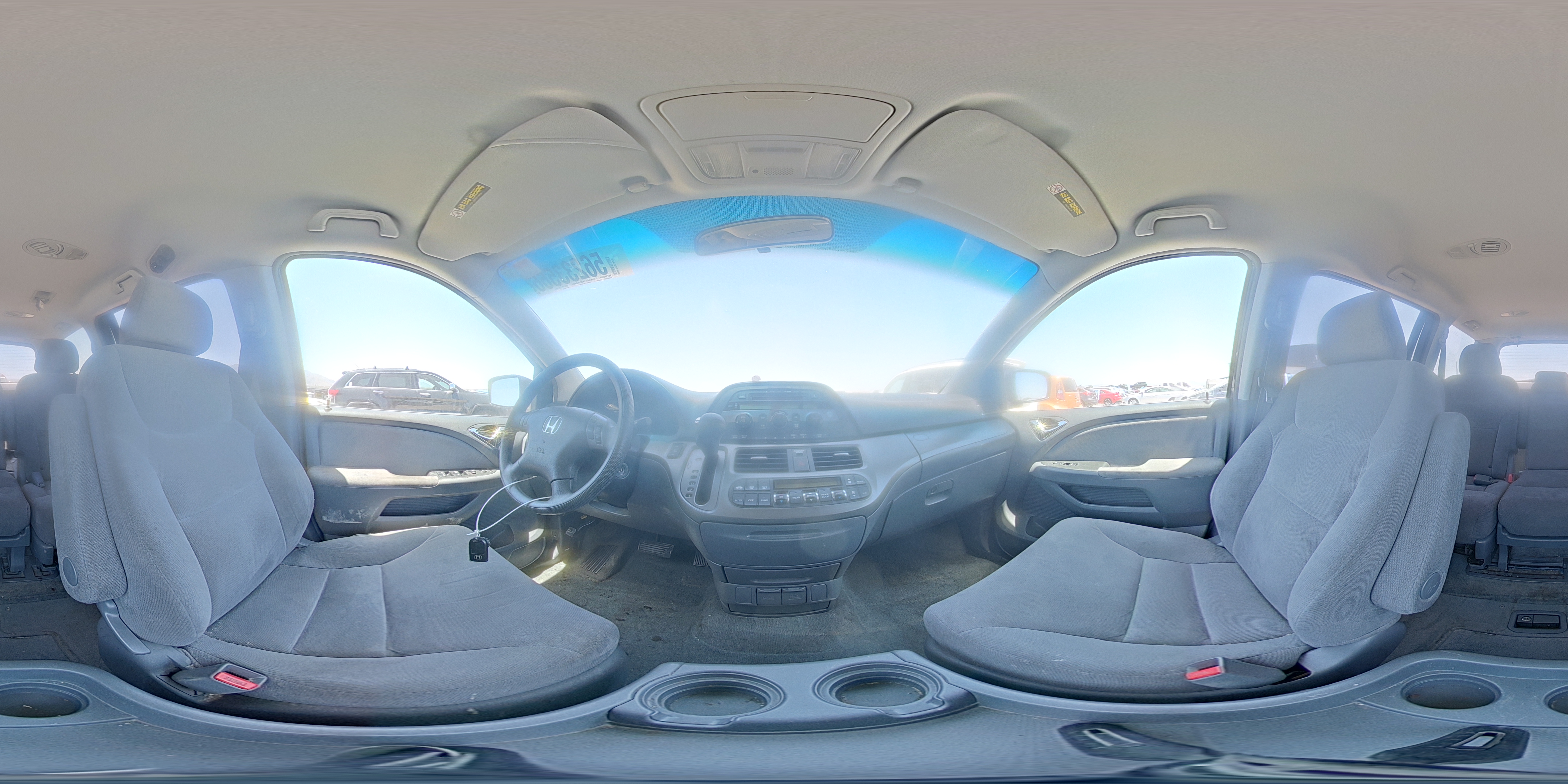 2006 Honda Odyssey Ex Blue vin: 5FNRL38496B116895