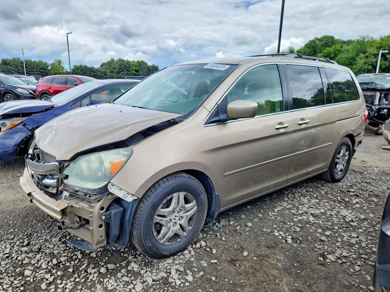 2006 Honda Odyssey Ex Gold vin: 5FNRL38496B415805