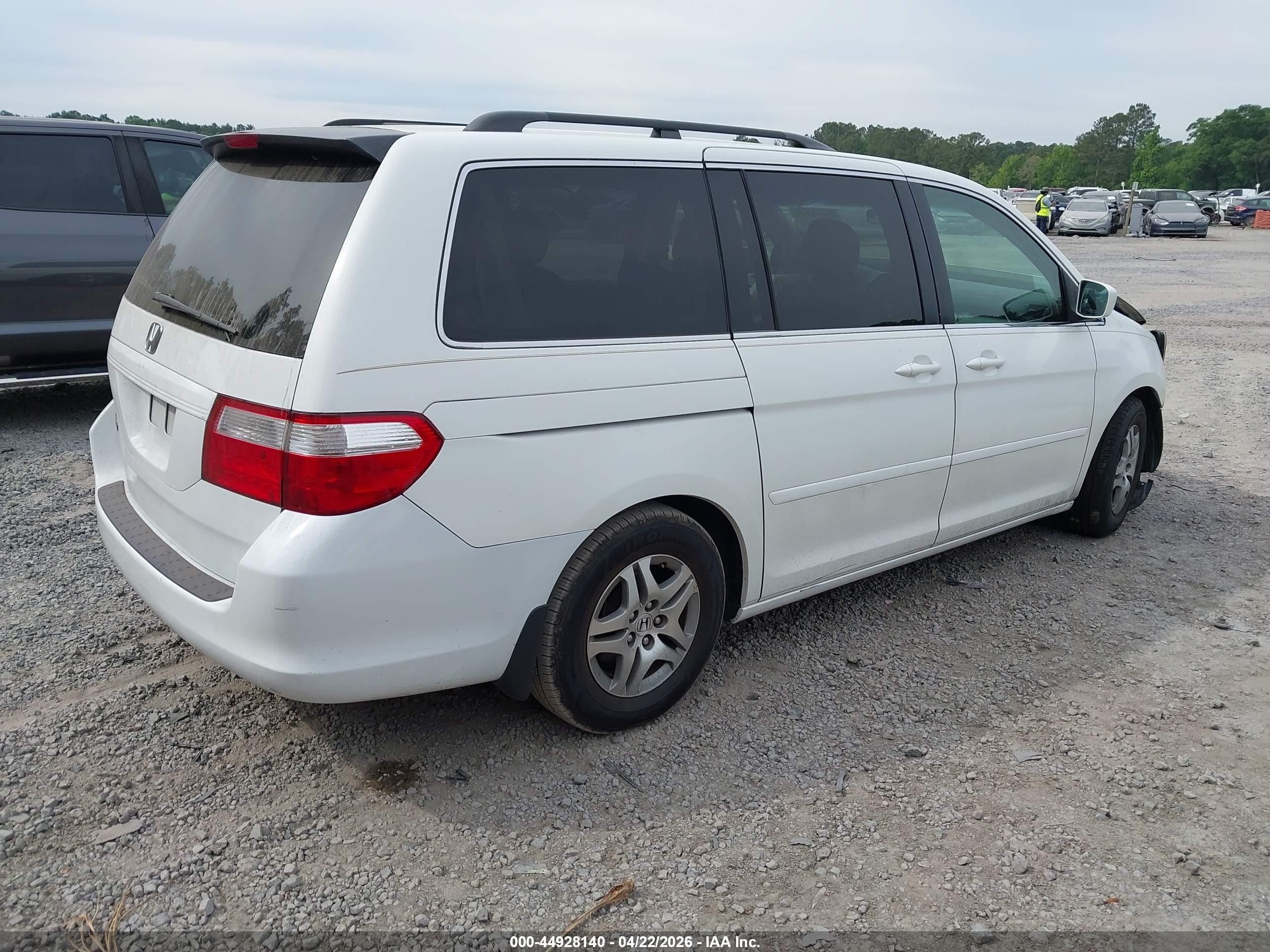 2006 Honda Odyssey Ex Бежевый vin: 5FNRL38496B435407