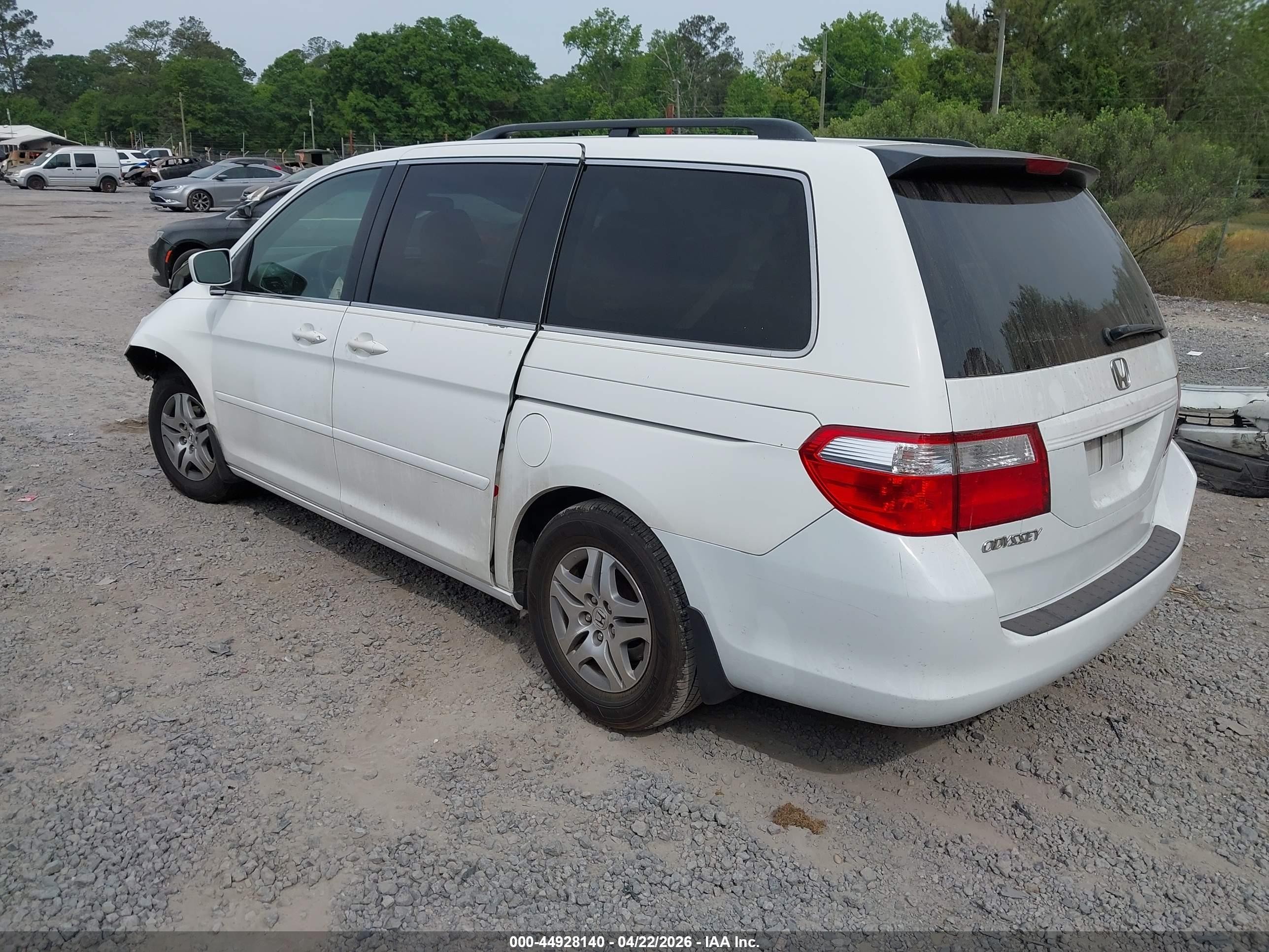 2006 Honda Odyssey Ex Бежевый vin: 5FNRL38496B435407
