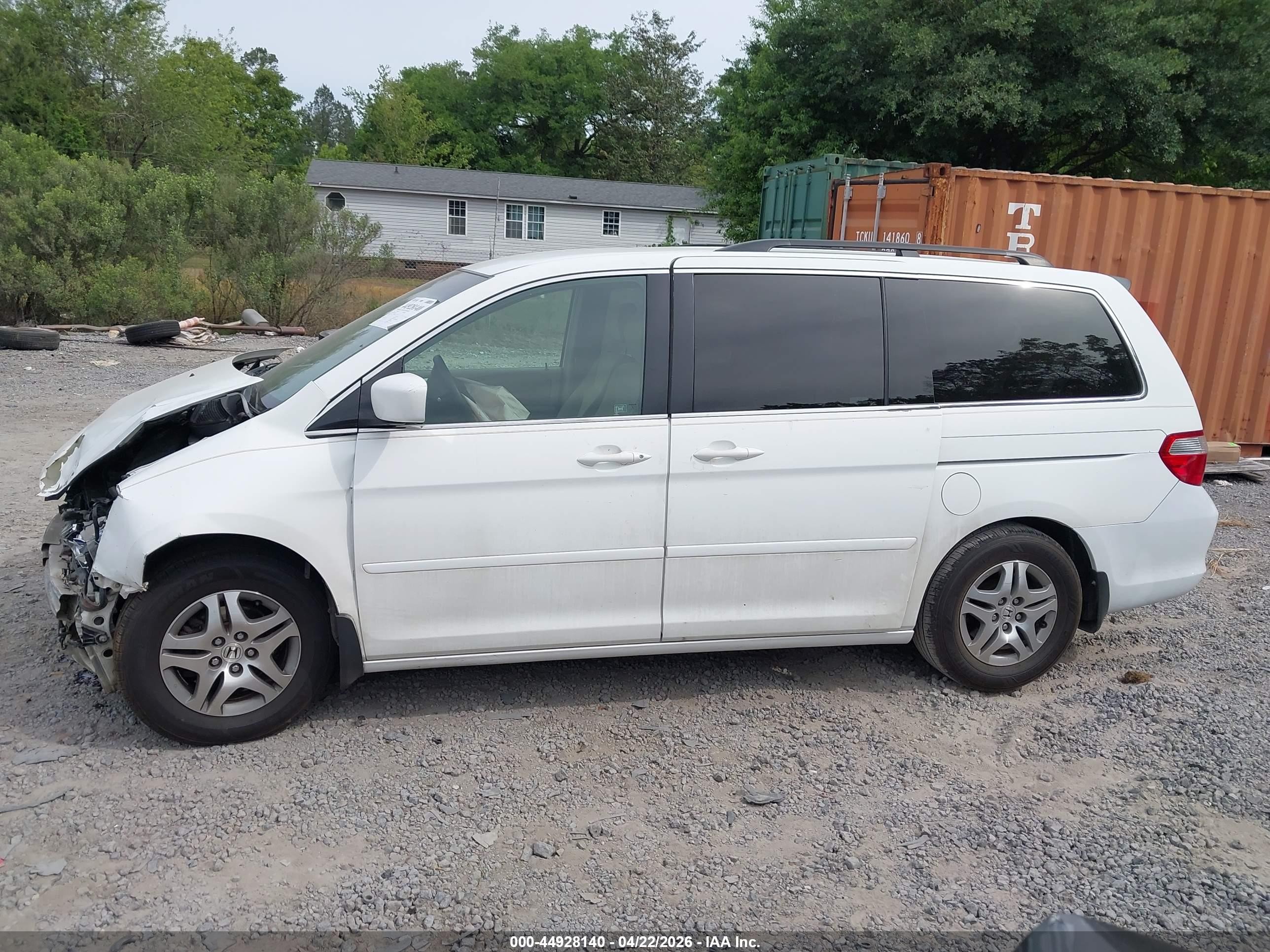 2006 Honda Odyssey Ex Бежевый vin: 5FNRL38496B435407