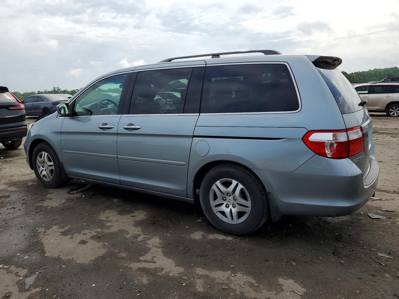 2007 Honda Odyssey Ex Blue vin: 5FNRL38497B007290