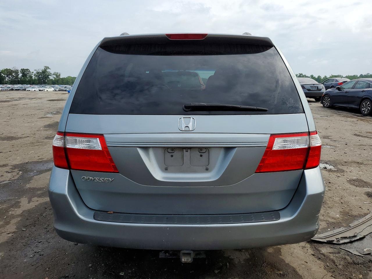 2007 Honda Odyssey Ex Blue vin: 5FNRL38497B007290