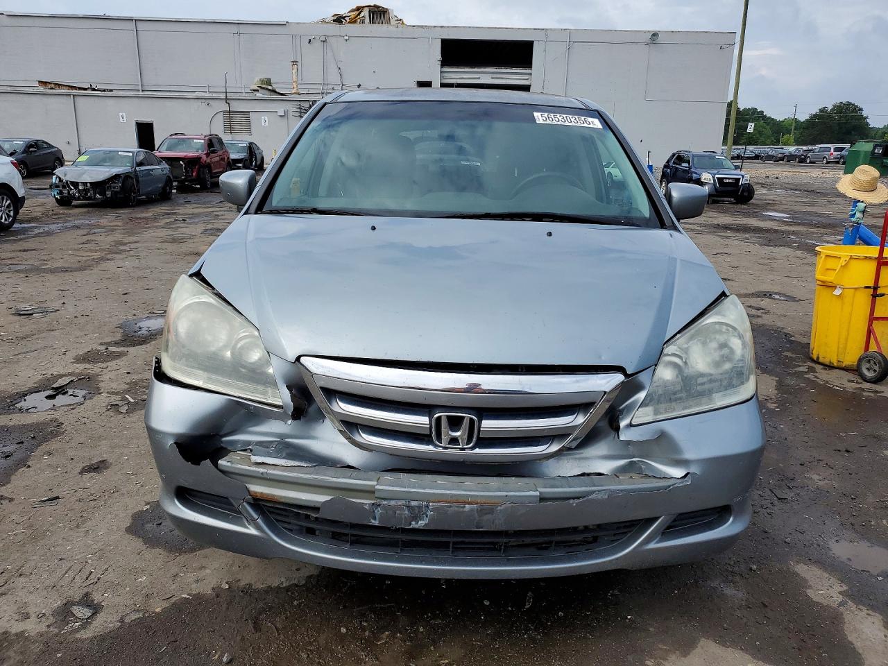 2007 Honda Odyssey Ex Blue vin: 5FNRL38497B007290