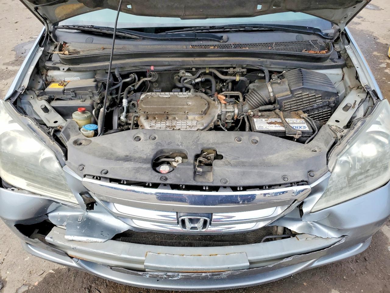 2007 Honda Odyssey Ex Blue vin: 5FNRL38497B007290