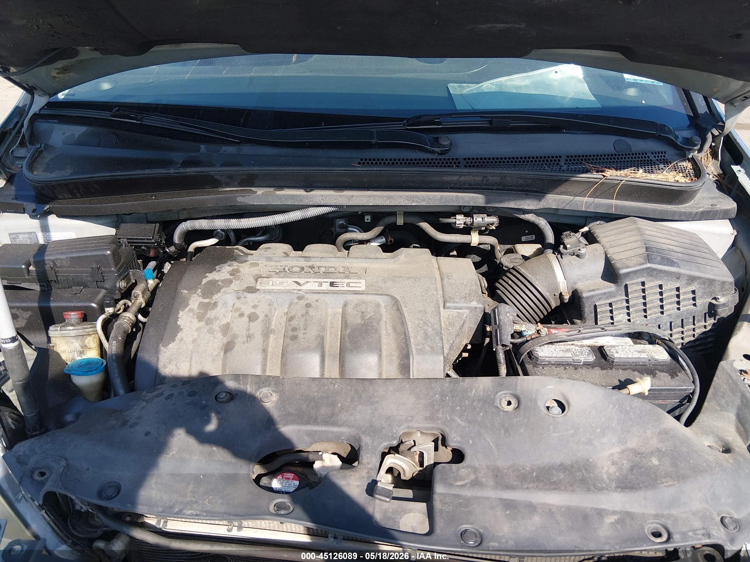 2007 Honda Odyssey Ex Silver vin: 5FNRL38497B015714