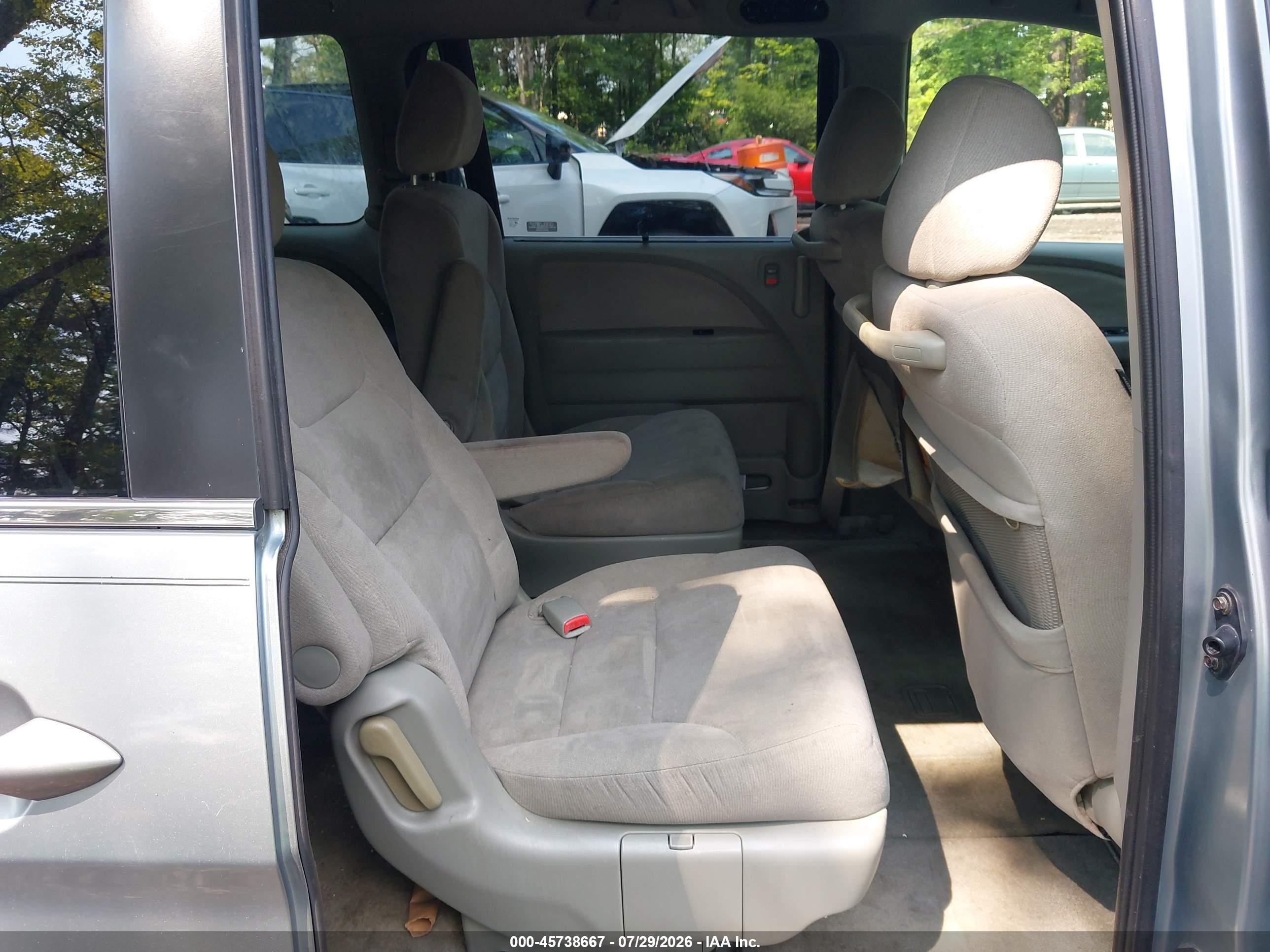 2007 Honda Odyssey Ex Light Blue vin: 5FNRL38497B028575