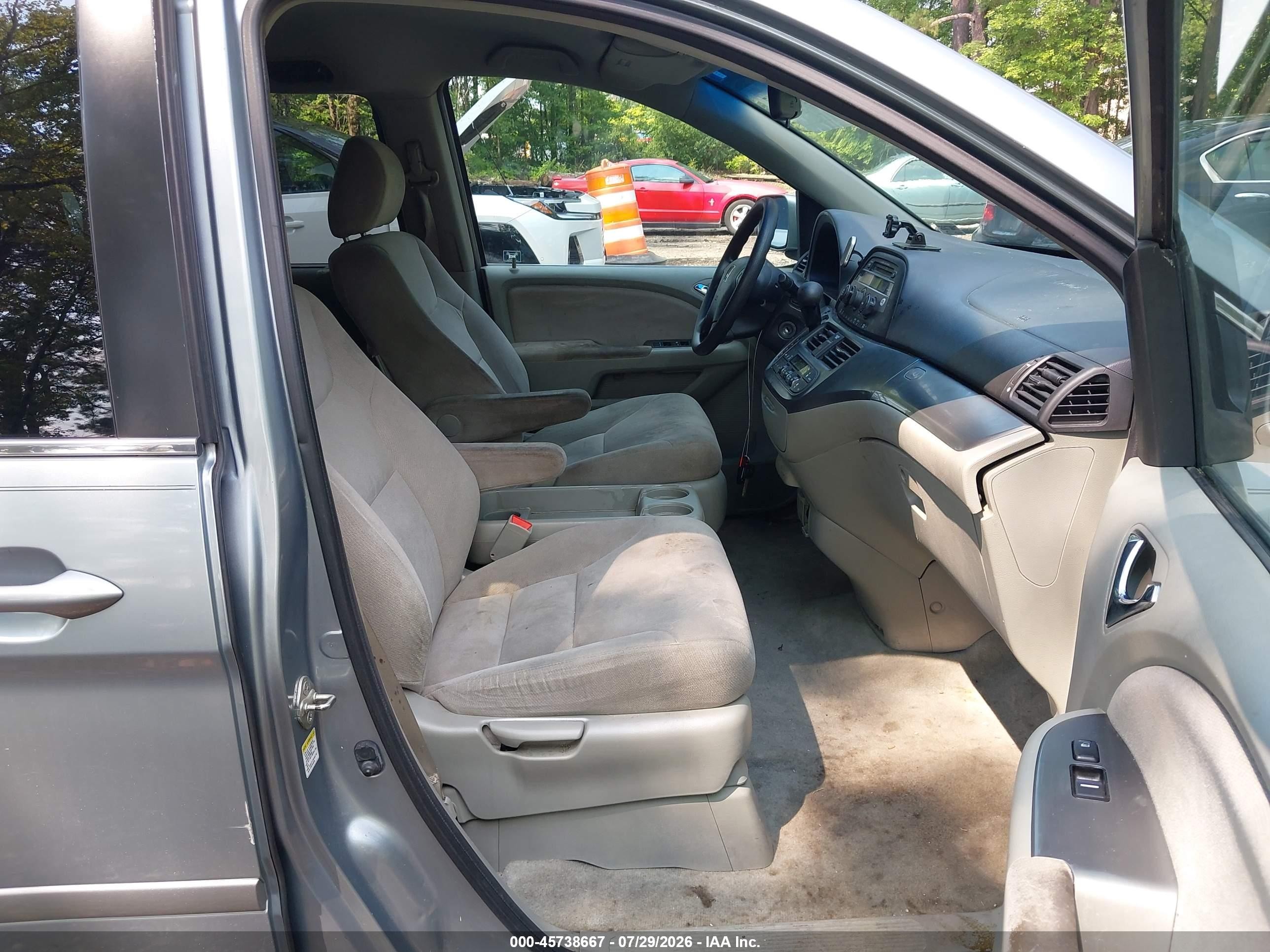 2007 Honda Odyssey Ex Light Blue vin: 5FNRL38497B028575