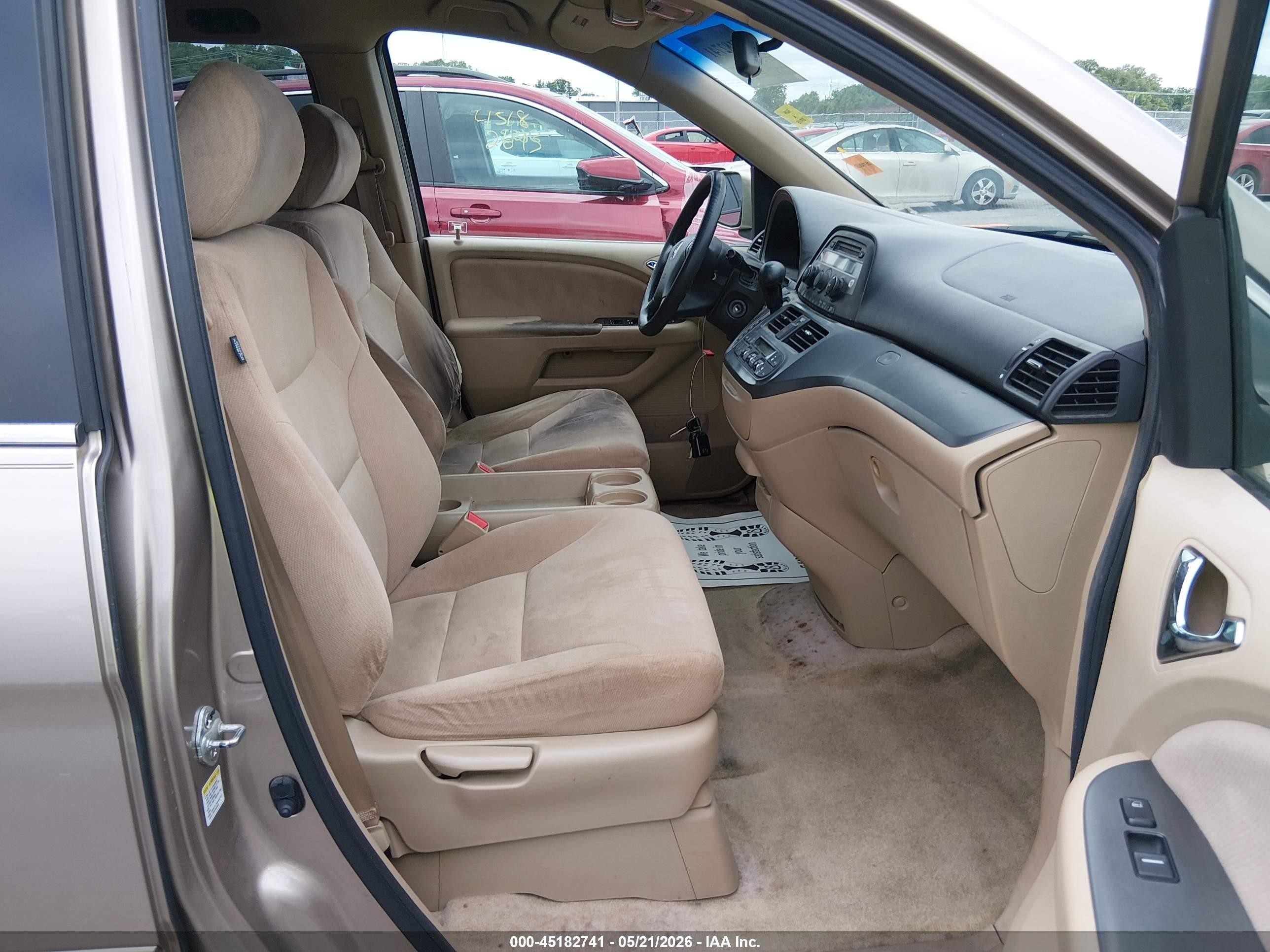 2007 Honda Odyssey Ex Gold vin: 5FNRL38497B096262
