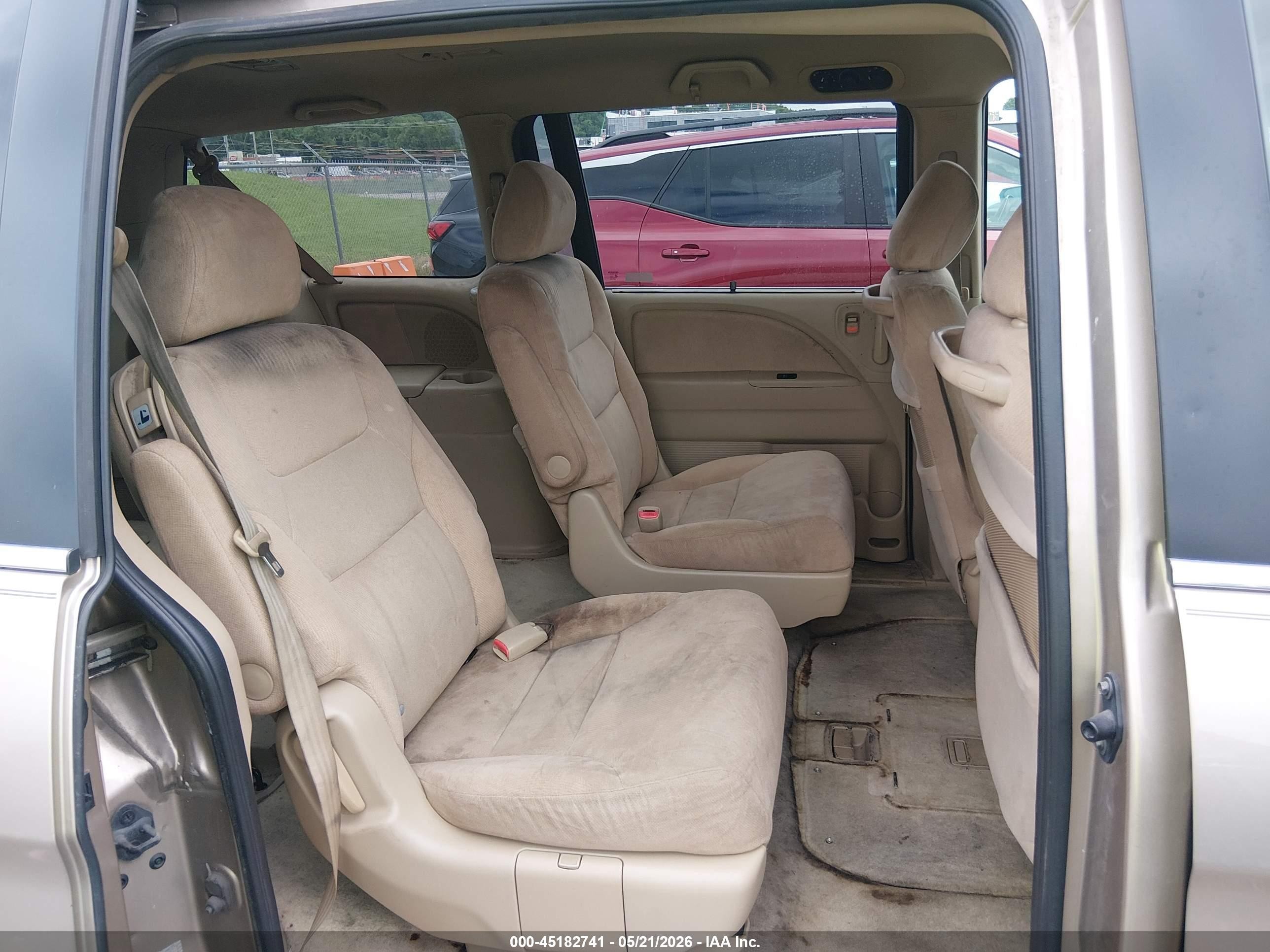 2007 Honda Odyssey Ex Gold vin: 5FNRL38497B096262