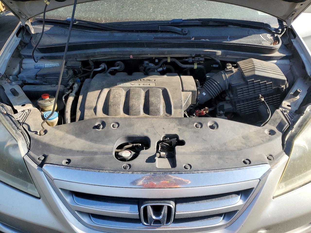 2007 Honda Odyssey Ex Silver vin: 5FNRL38497B403235