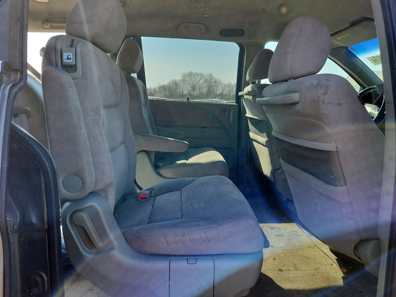 2007 Honda Odyssey Ex Gray vin: 5FNRL38497B451690